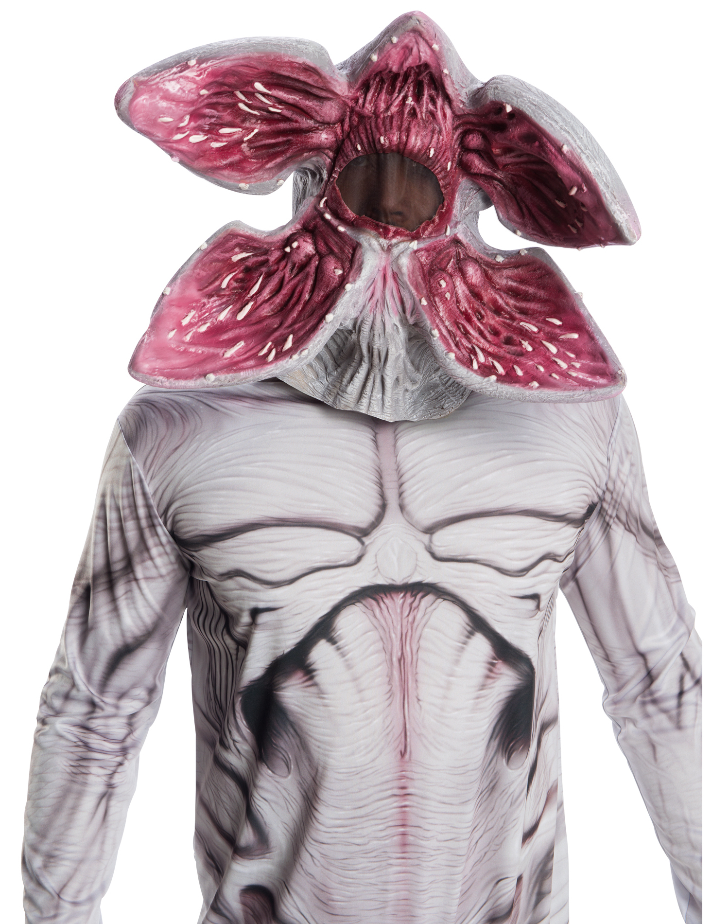 Demogorgon-Maske Stranger Things Halloween-Maske beige-rosa von RUBIES FRANCE