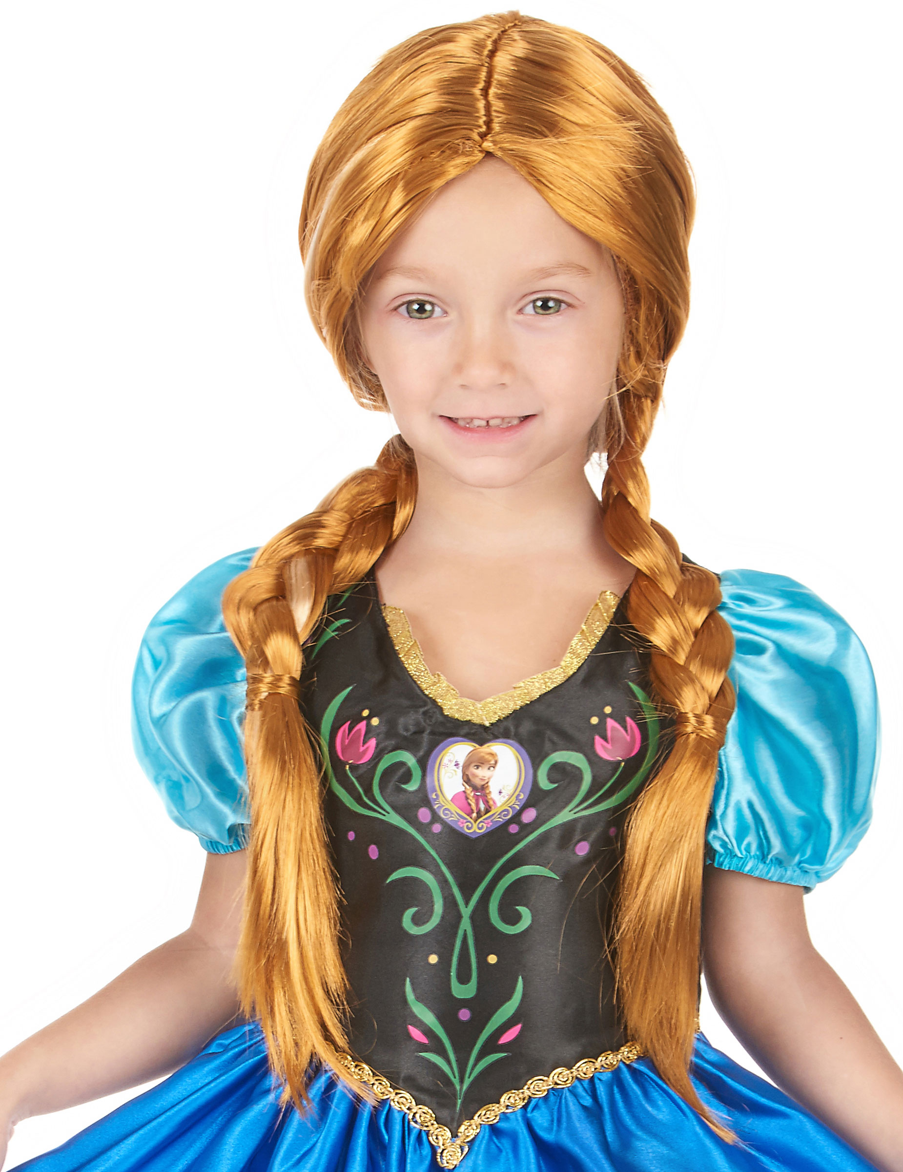 Disney Frozen Anna Kinderperücke Lizenzware kupfer Disney Frozen Anna Kinderperücke Lizenzware kupfer von RUBIES FRANCE
