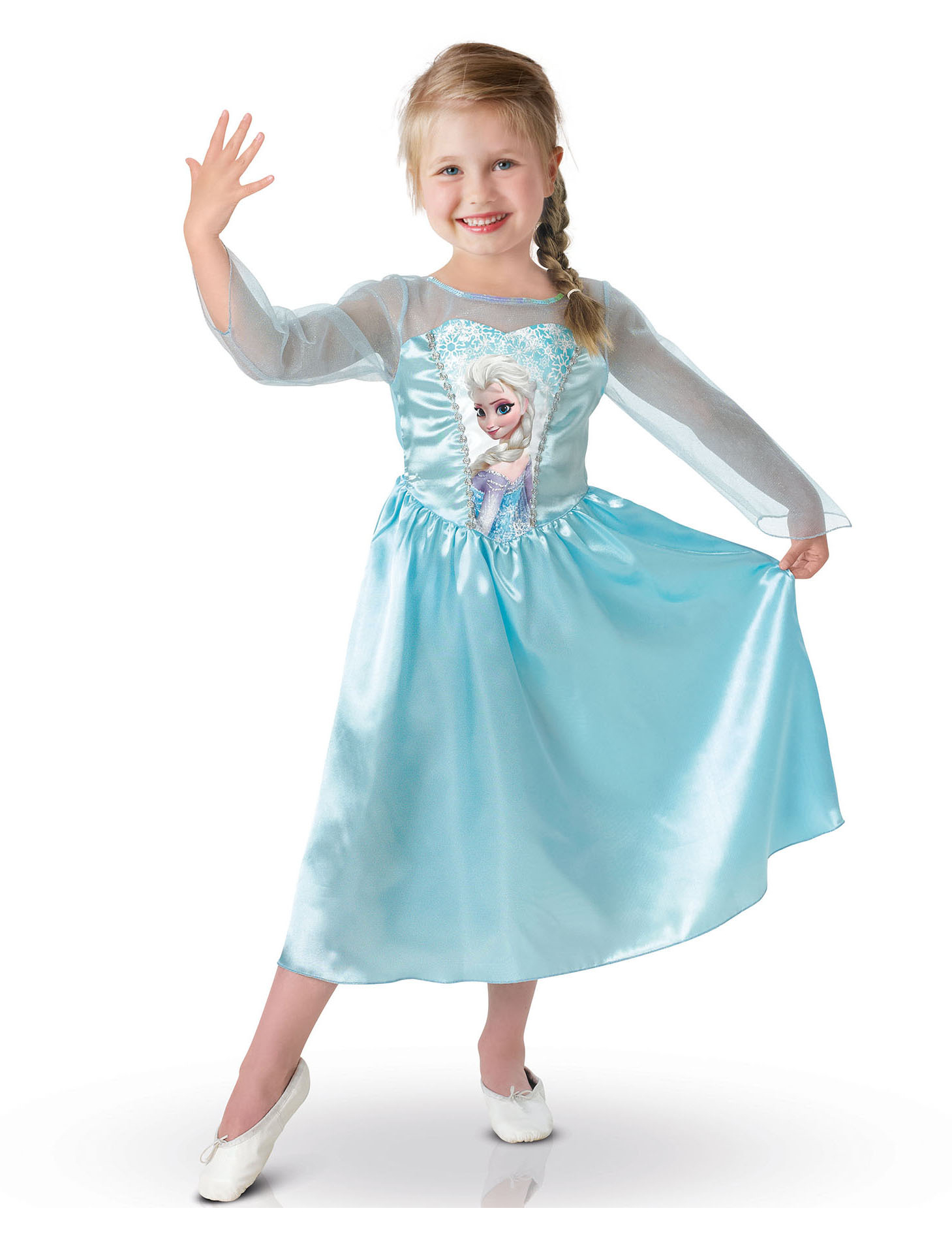 Disneys Frozen Die Eiskönigin Elsa Classic Kinder Kostüm Lizenzware hellblau-silber von RUBIES FRANCE