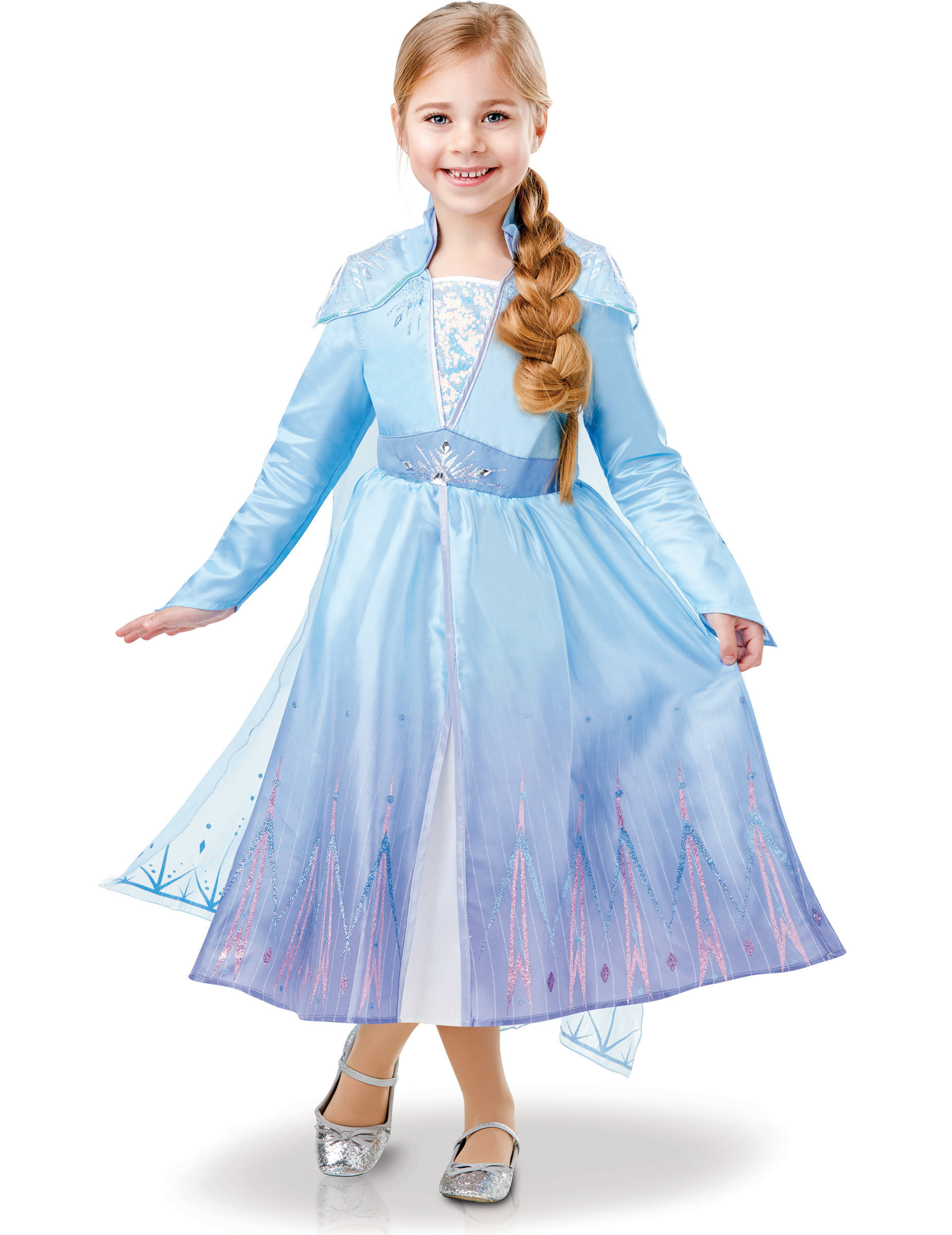 Elsa-Kostüm für Mädchen Frozen 2 Faschingskostüm blau Elsa-Kostüm für Mädchen Frozen 2 Faschingskostüm blau von RUBIES FRANCE
