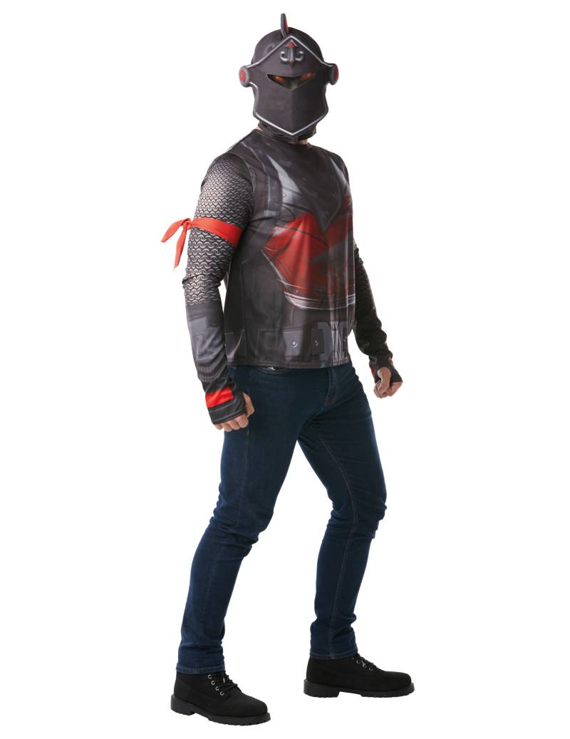 Fortnite-Kostüm für Erwachsene Black Knight Fasching grau-rot von RUBIES FRANCE
