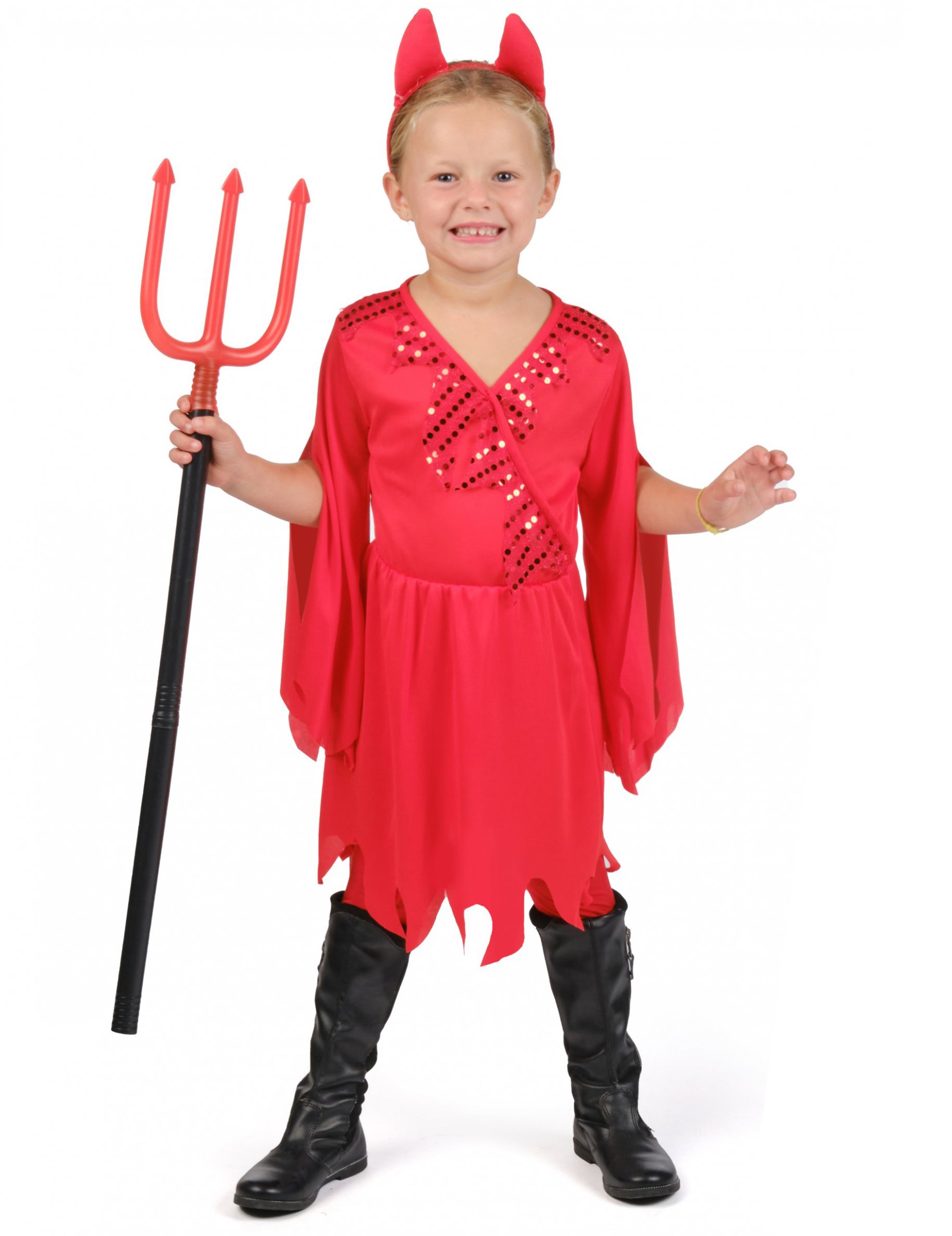 Freches Teufelchen Halloween-Kinderkostüm rot von RUBIES FRANCE