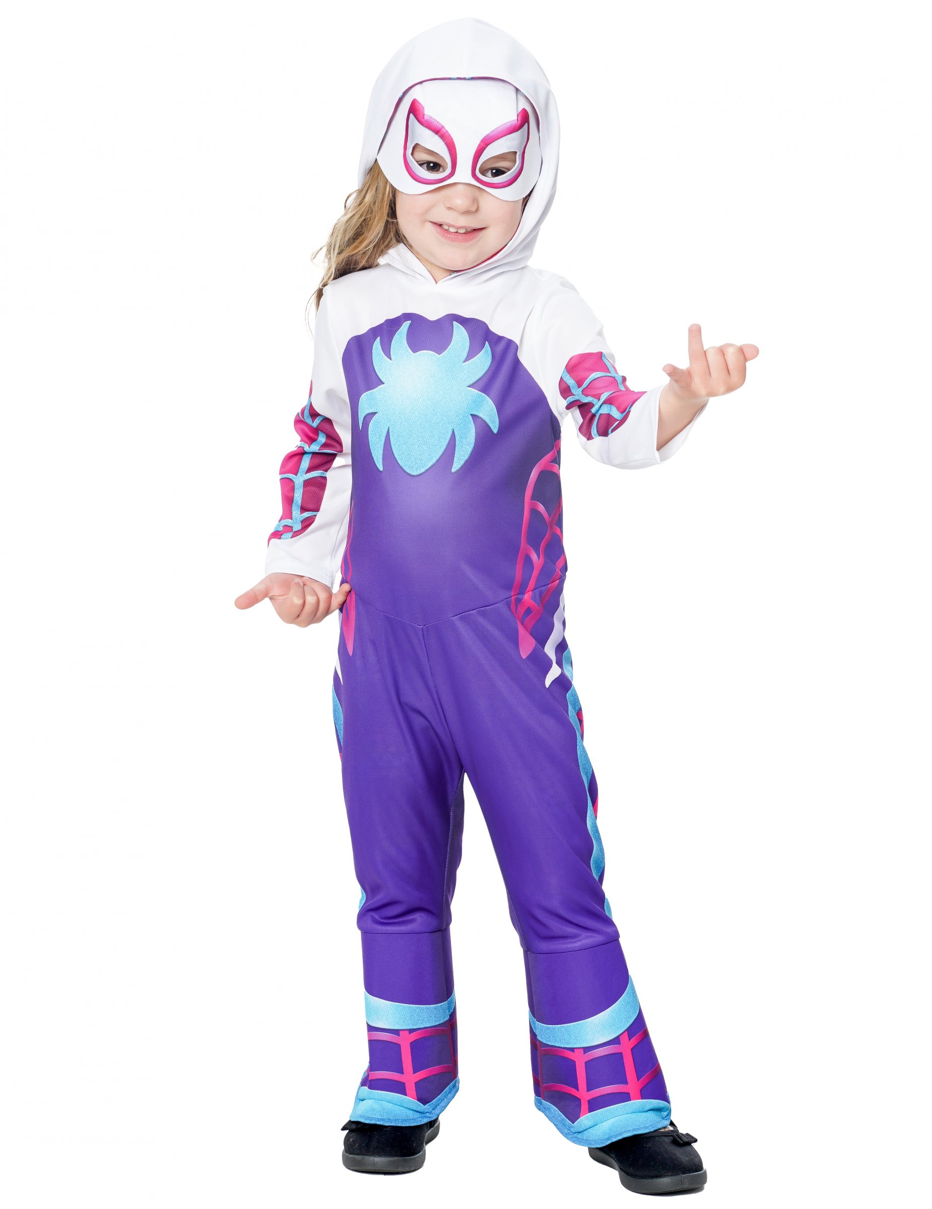 Ghost-Spider Kinderkostüm lila-weiss Spidey und seine Super-Freunde Ghost-Spider Kinderkostüm lila-weiss Spidey und seine Super-Freunde von RUBIES FRANCE