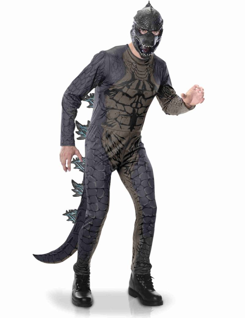 Godzilla-Kostüm Godzilla King of the Monsters grau-braun von RUBIES FRANCE