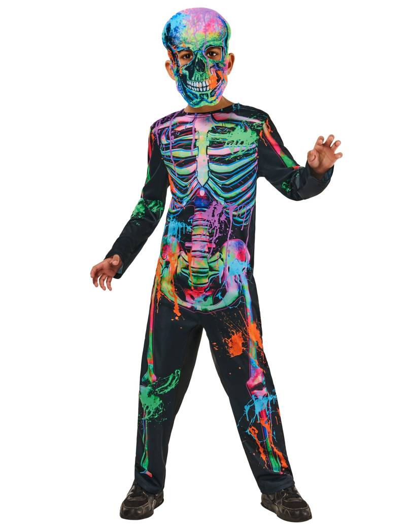 Graffiti Style Skelett Kinderkostüm schwarz weiß von RUBIES FRANCE