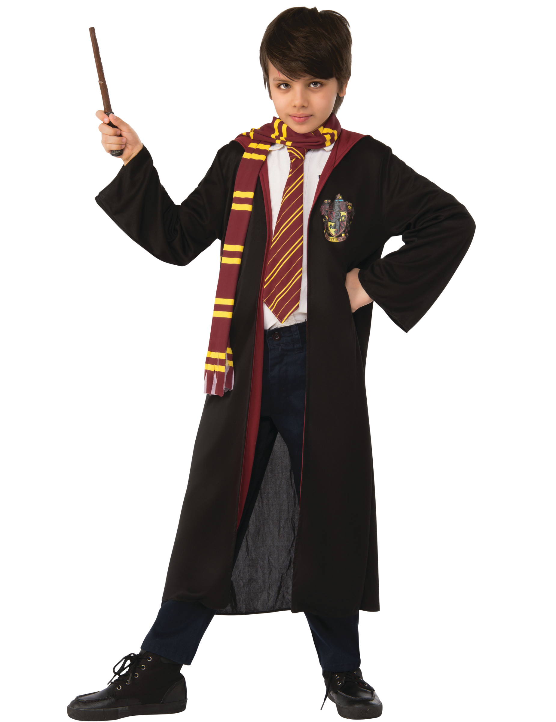 Gryffindor-Kostüm für Jungen Harry Potter schwarz-rot-gelb Gryffindor-Kostüm für Jungen Harry Potter schwarz-rot-gelb von RUBIES FRANCE