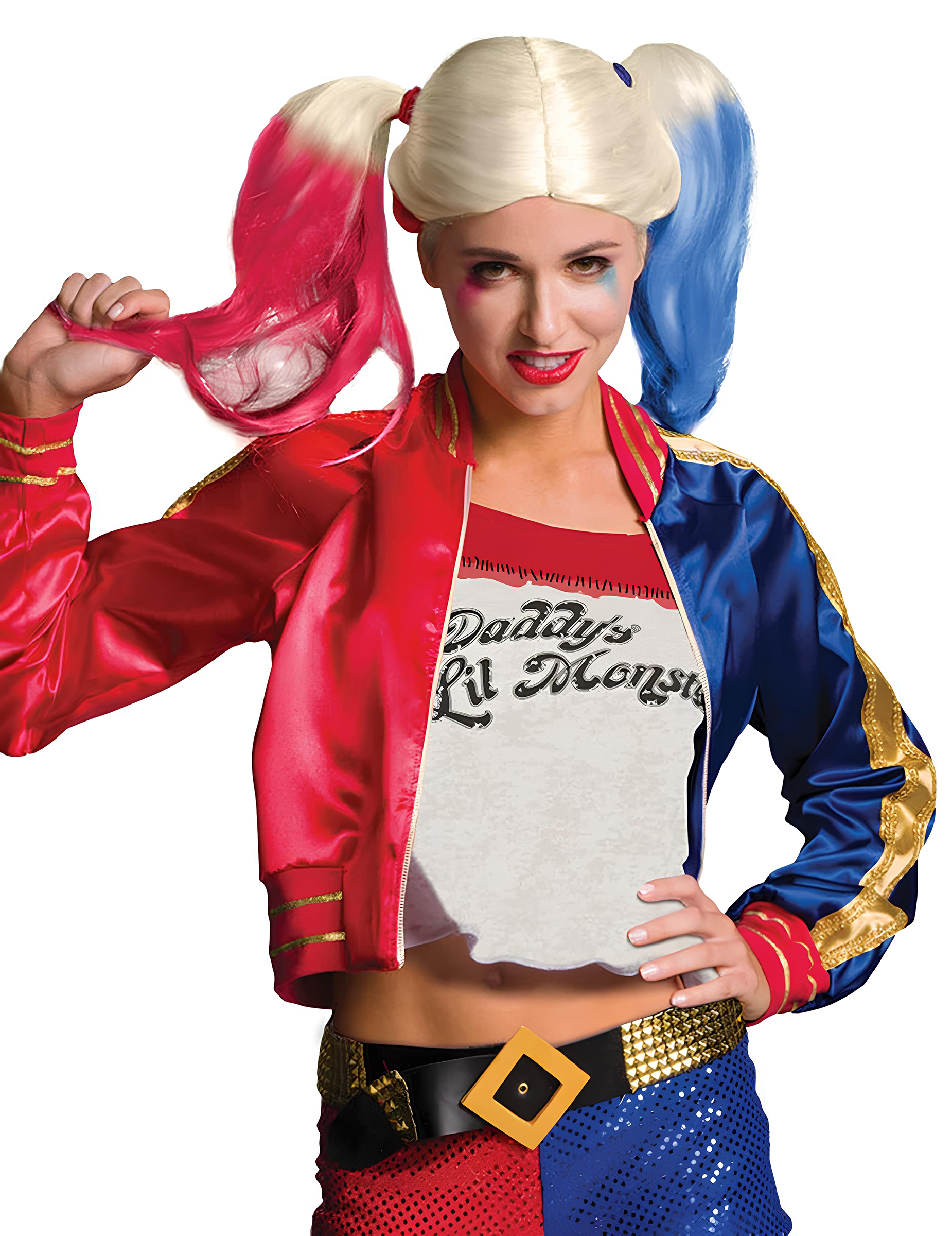 Harley Quinn-Kostüm für Damen Suicide Squad Lizenzware bunt von RUBIES FRANCE