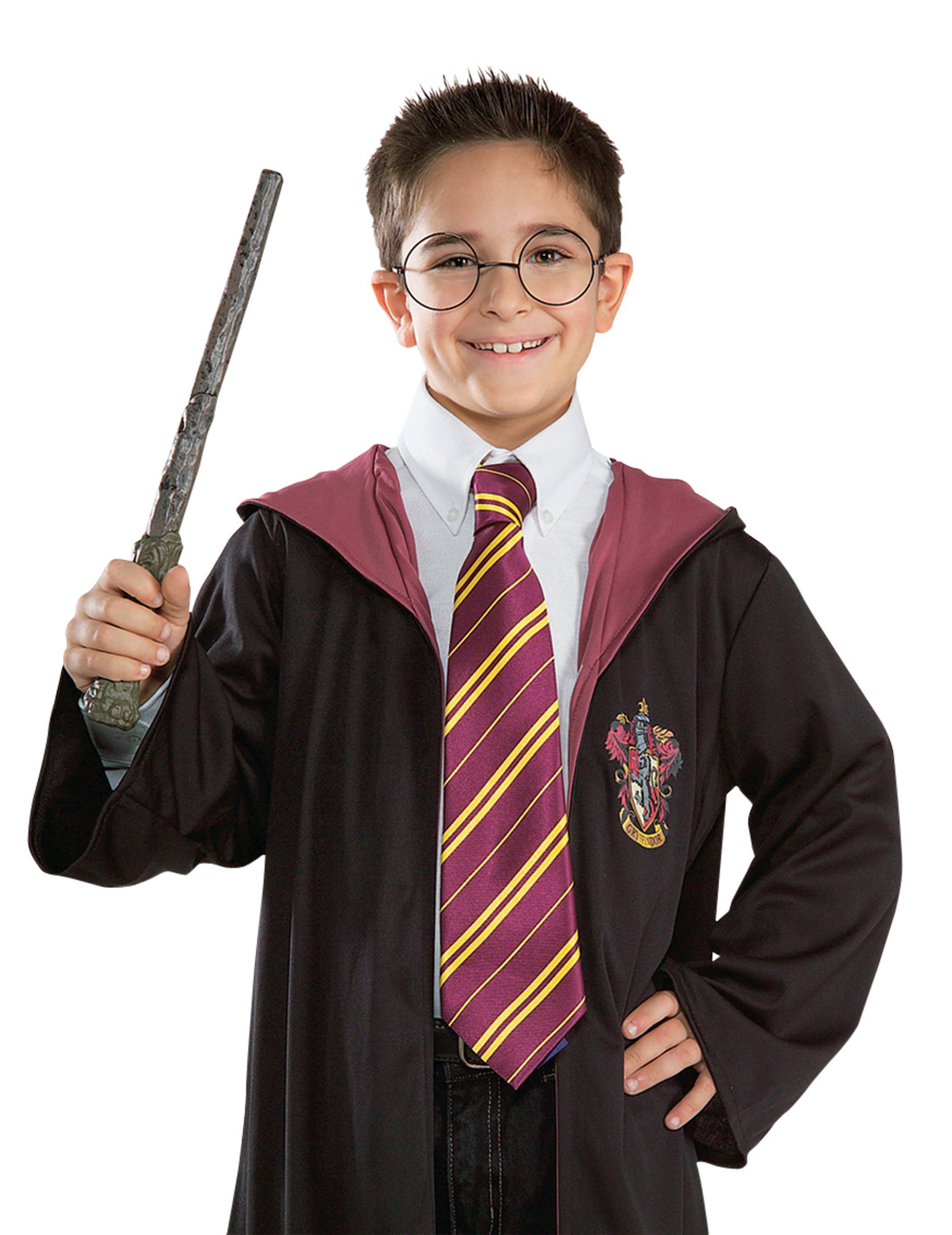 Harry Potter Krawatte bordeaux-gelb Harry Potter Krawatte bordeaux-gelb von RUBIES FRANCE