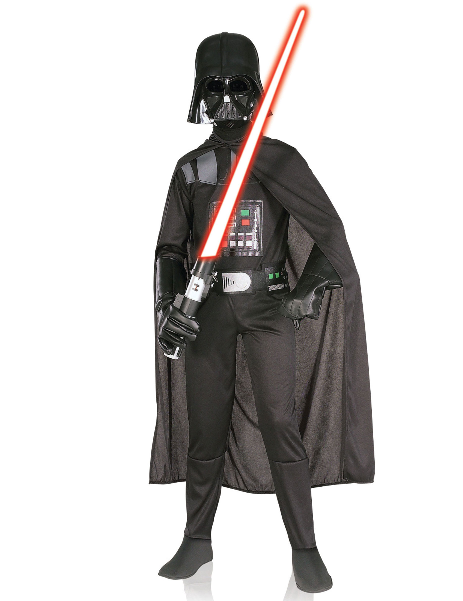 Hochwertiges Darth Vader-Kinderkostüm Star Wars-Lizenzkostüm für Kinder schwarz von RUBIES FRANCE