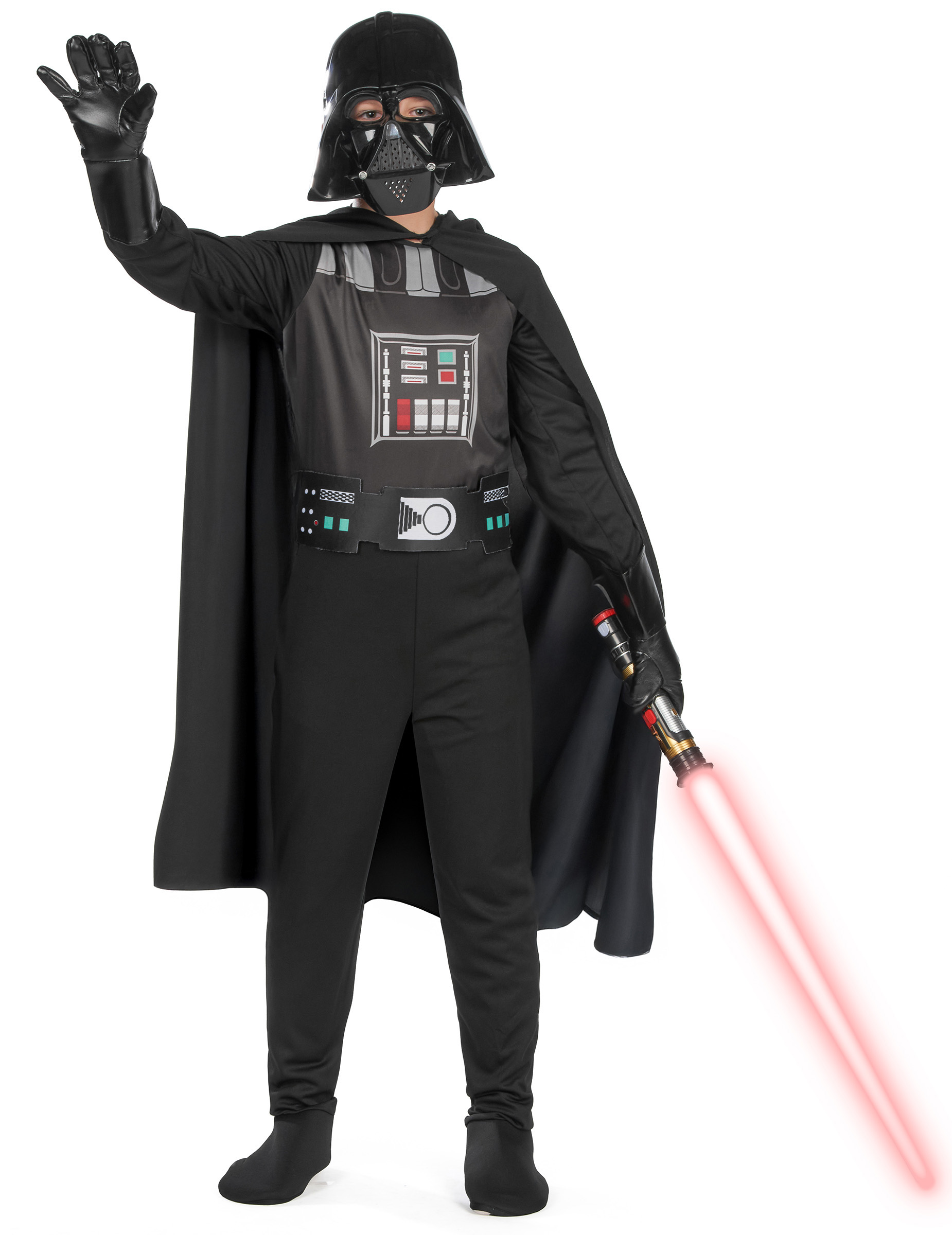 Hochwertiges Darth Vader-Kinderkostüm Star Wars-Lizenzkostüm für Kinder schwarz von RUBIES FRANCE