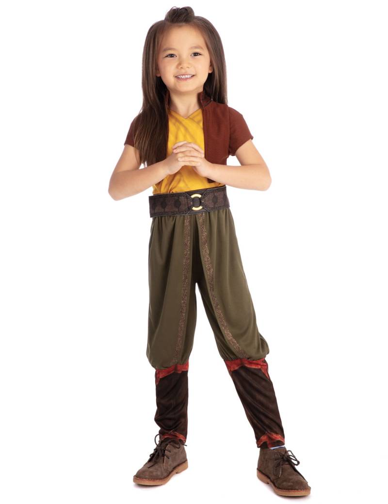 Hochwertiges Raya-Kostüm für Mädchen Raya und der letzte Drache bunt Hochwertiges Raya-Kostüm für Mädchen Raya und der letzte Drache bunt von RUBIES FRANCE