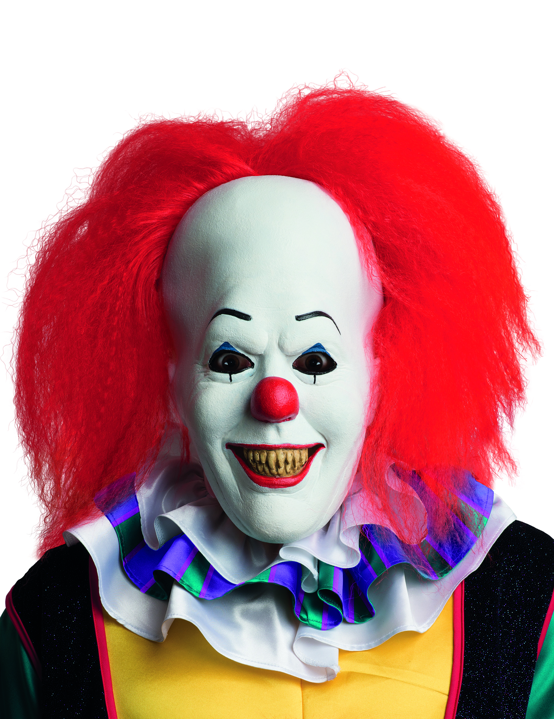 Horrorclown-Maske Es-Maske Stephen King Lizenzartikel weiss-rot Horrorclown-Maske Es-Maske Stephen King Lizenzartikel weiss-rot von RUBIES FRANCE
