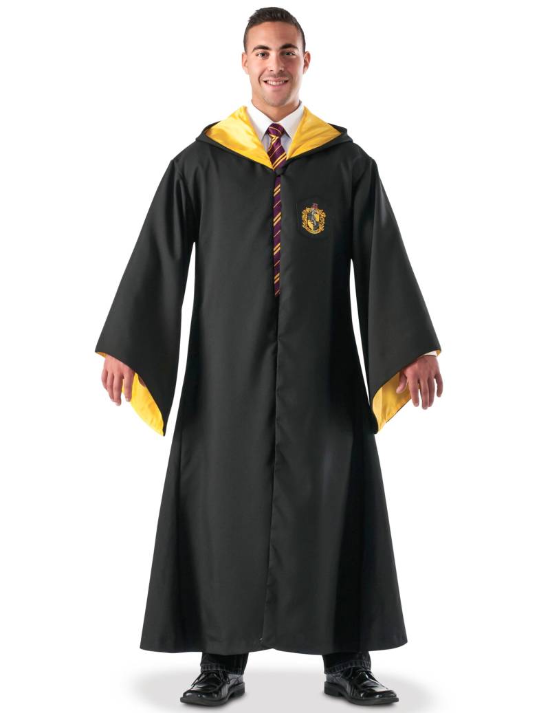 Hufflepuff Zauberer-Robe Harry Potter für Erwachsene schwarz-gelb Hufflepuff Zauberer-Robe Harry Potter für Erwachsene schwarz-gelb von RUBIES FRANCE