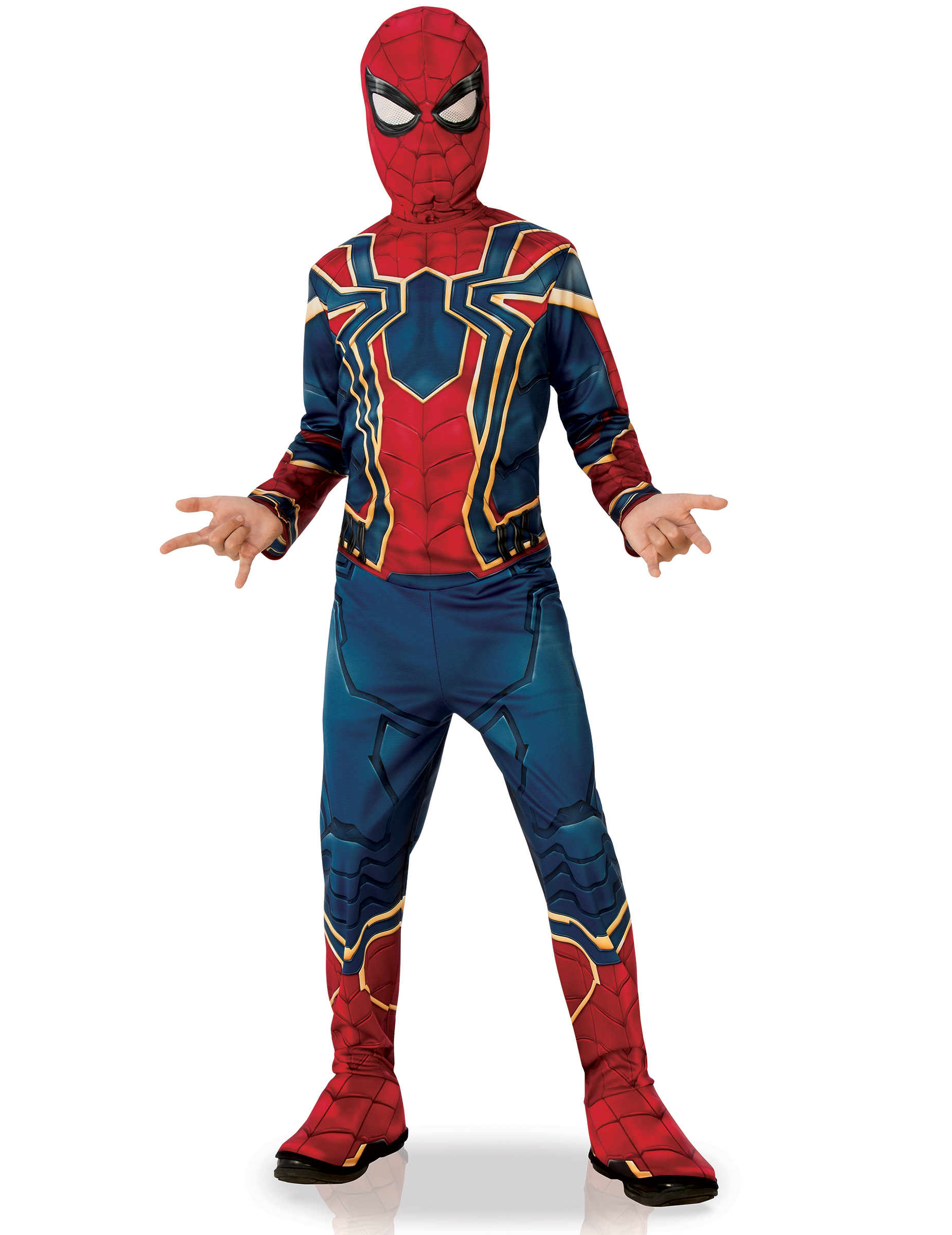 Iron Spider-Kinderkostüm Spider Man-Kostüm Infinity War blau-rot-gold von RUBIES FRANCE