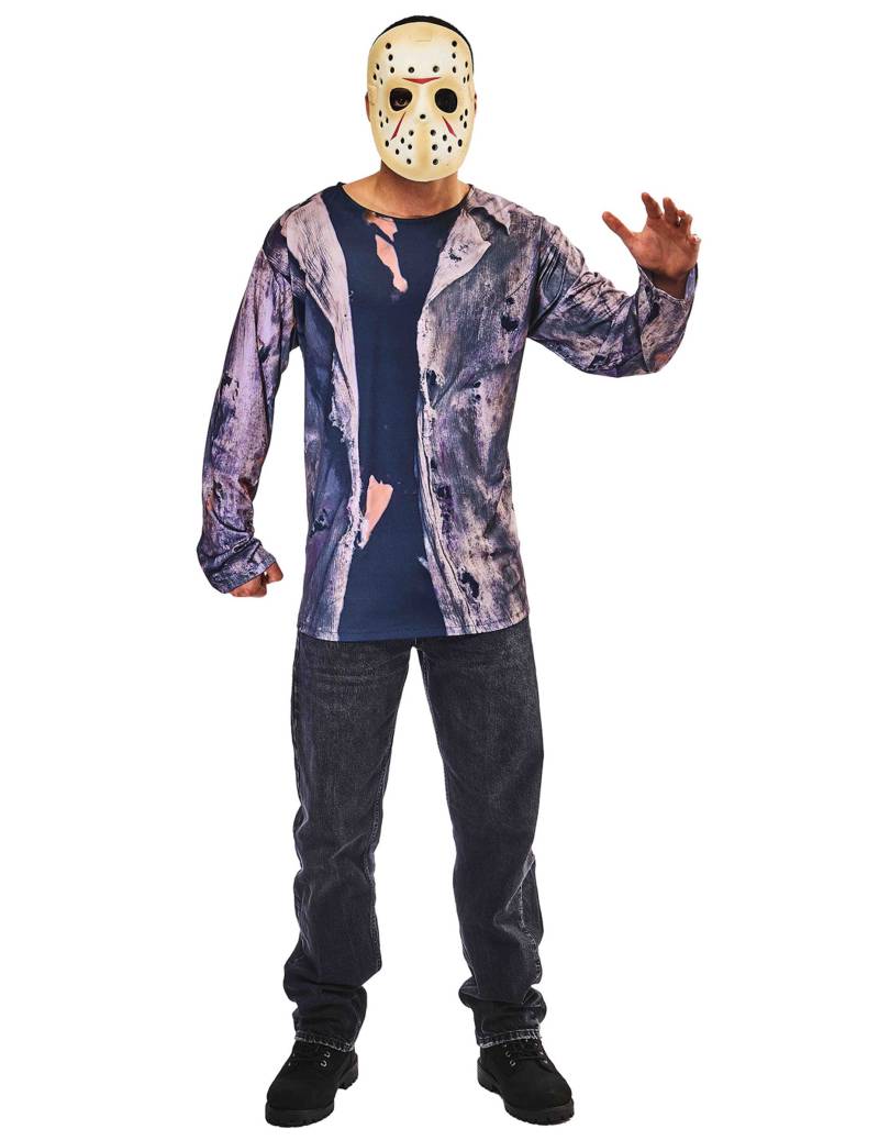 Jason Set für Erwachsene mit Oberteil und Maske von RUBIES FRANCE