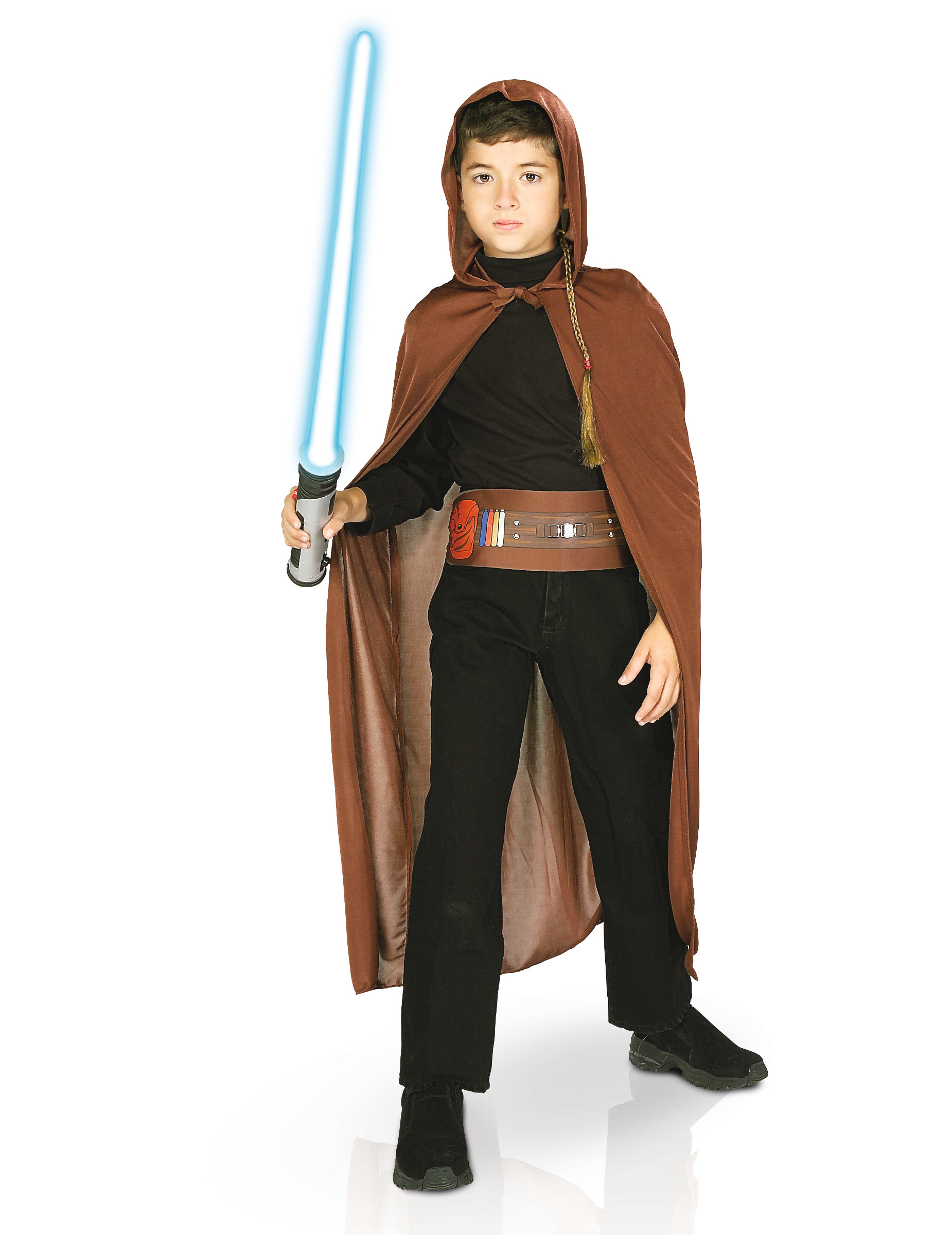 Jedi-Ritter-Set Star Wars-Kinderkostüm braun von RUBIES FRANCE