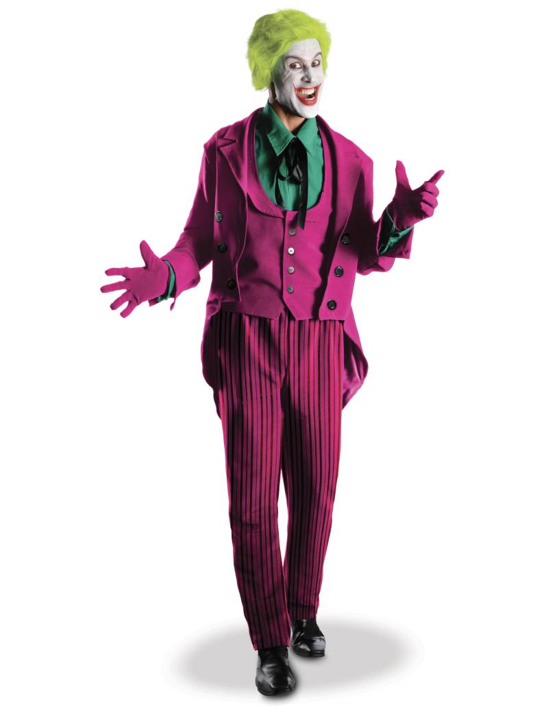 Joker-Deluxekostüm für Herren Halloweenkostüm violett-grün von RUBIES FRANCE