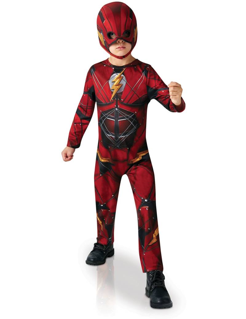 Justice League The Flash Kinderkostüm Lizenzware rot-grau von RUBIES FRANCE