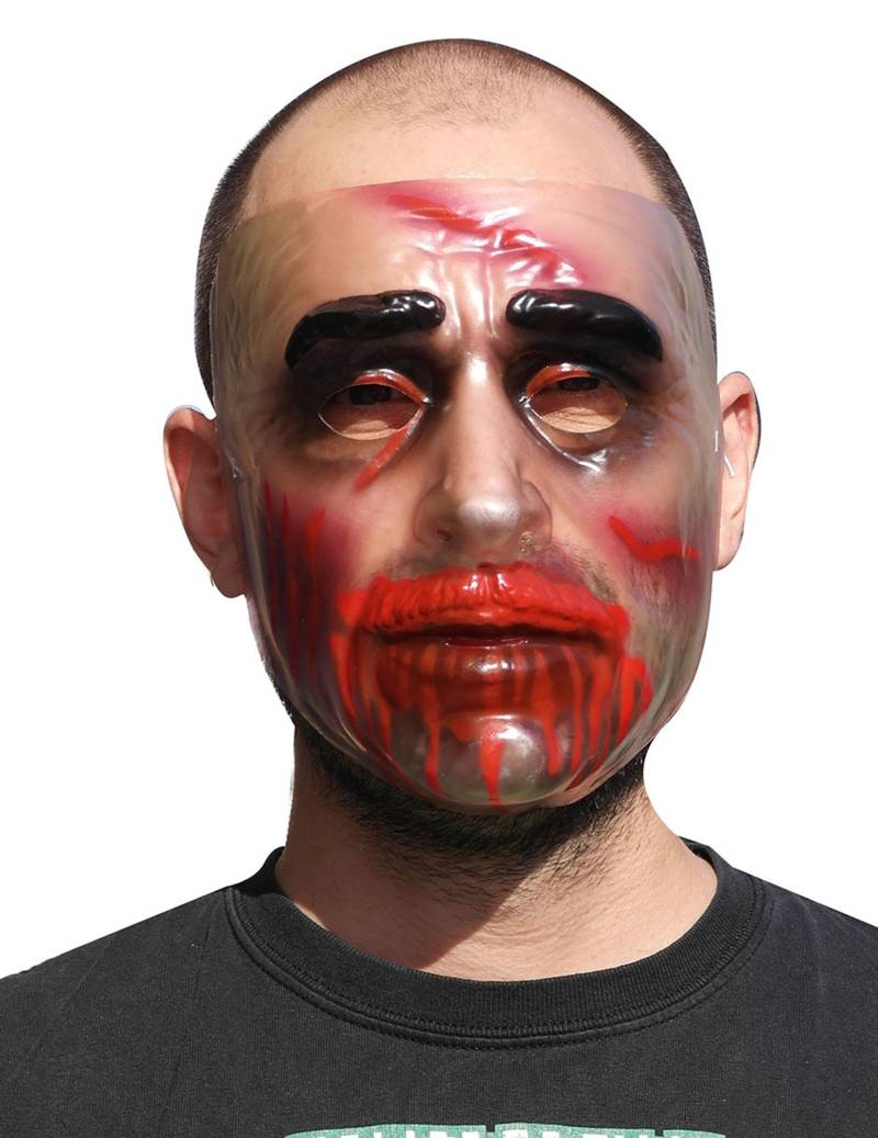 Kannibale Halloween-Maske transparent von RUBIES FRANCE