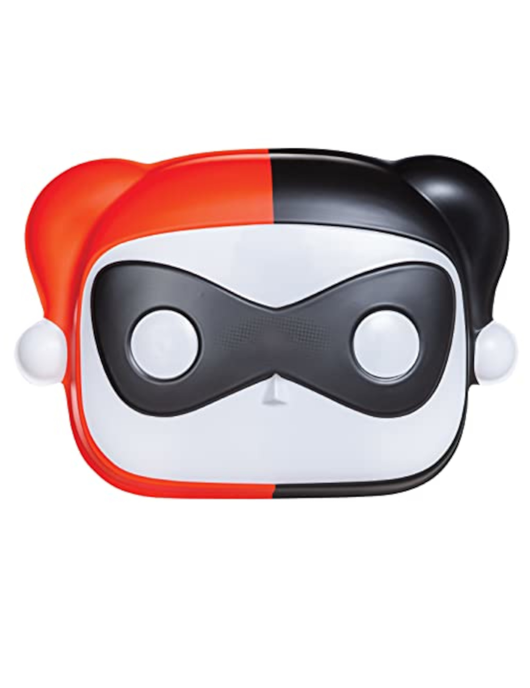 Harley Quinn Funko Pop-Maske für Erwachsene schwarz-weiss-rot Harley Quinn Funko Pop-Maske für Erwachsene schwarz-weiss-rot von JAKKS PACIFIC