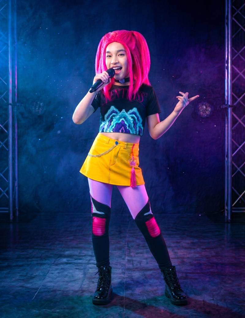 Kostüm Mira Kpop Demon Hunters für Mädchen von RUBIES FRANCE