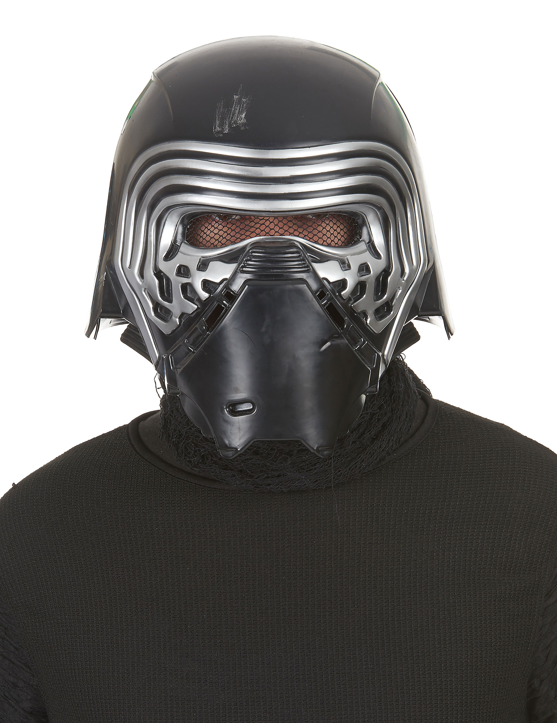 Kylo Ren Maske Star Wars Helm schwarz-silber Kylo Ren Maske Star Wars Helm schwarz-silber von RUBIES FRANCE