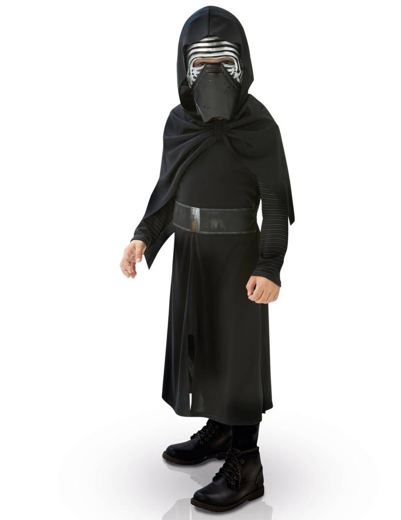 Kylo Ren Star Wars Kinderkostüm Lizenzware schwarz-silber von RUBIES FRANCE