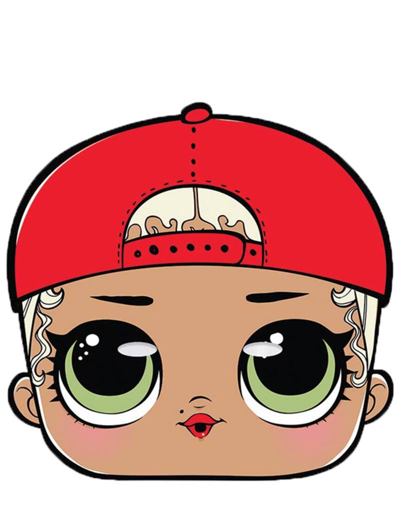 LOL Surprise-Pappmaske für Kinder Mc Swag bunt von RUBIES FRANCE