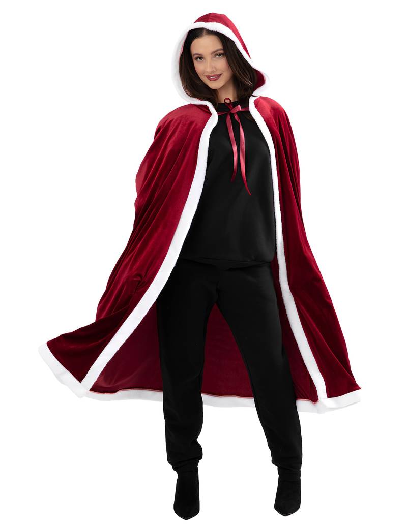 Langer Weihnachtsumhang Deluxe für Erwachsene von RUBIES FRANCE