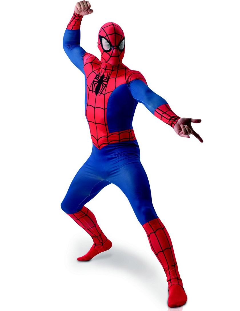 Marvel Spiderman Superhelden Kostüm Lizenzware rot-blau von RUBIES FRANCE
