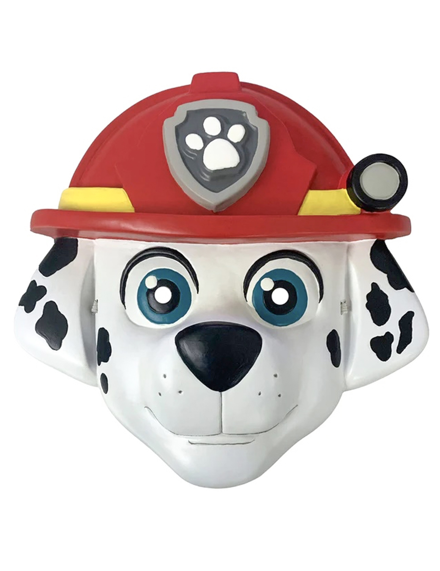 Maske Marshall Paw Patrol für Kinder weiß-rot von RUBIES FRANCE