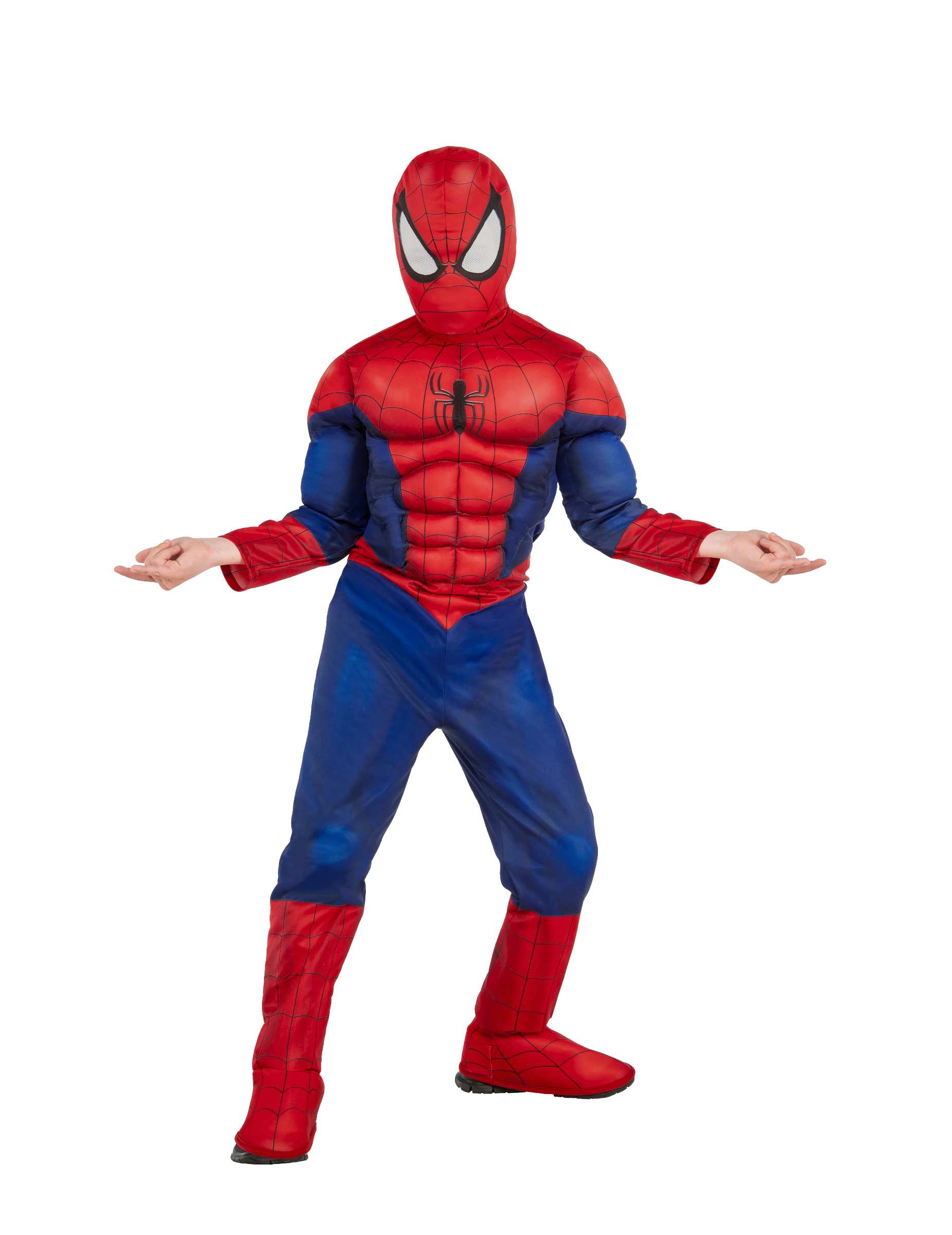 Muskulöser Spiderman Deluxe Kostüm für Kinder Muskulöser Spiderman Deluxe Kostüm für Kinder von RUBIES FRANCE