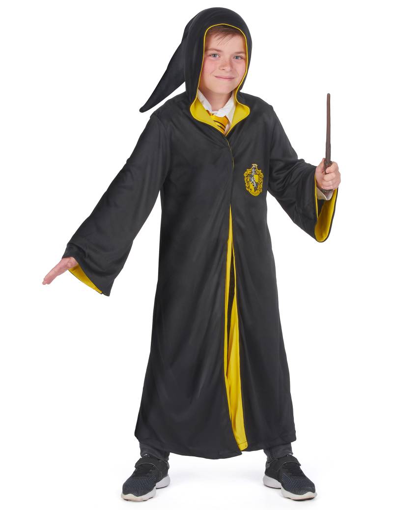 Offizielles Hufflepuff-Kostüm für Kinder Harry Potter schwarz-gelb von RUBIES FRANCE