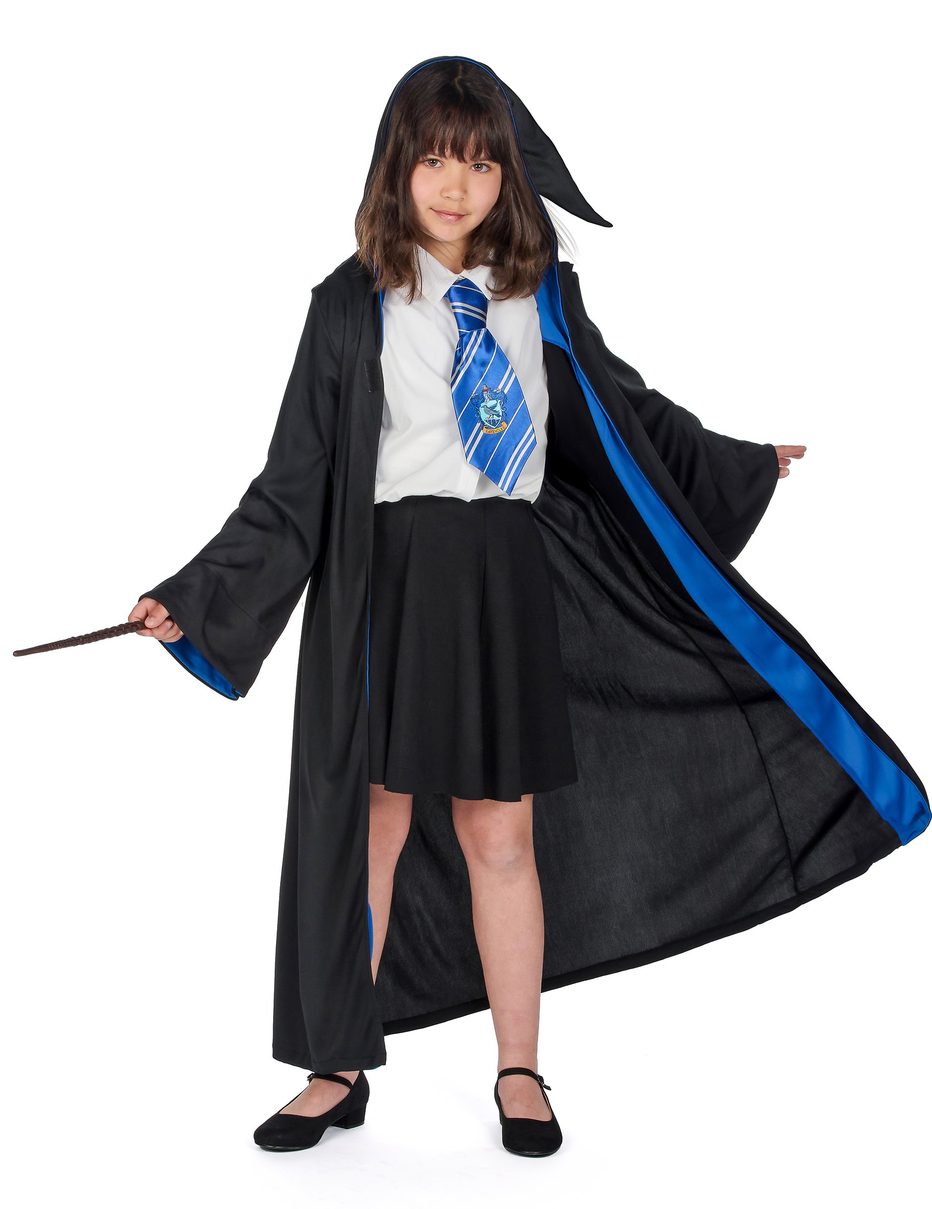 Offizielles Ravenclaw-Kostüm für Kinder Harry Potter schwarz-blau-weiss von RUBIES FRANCE