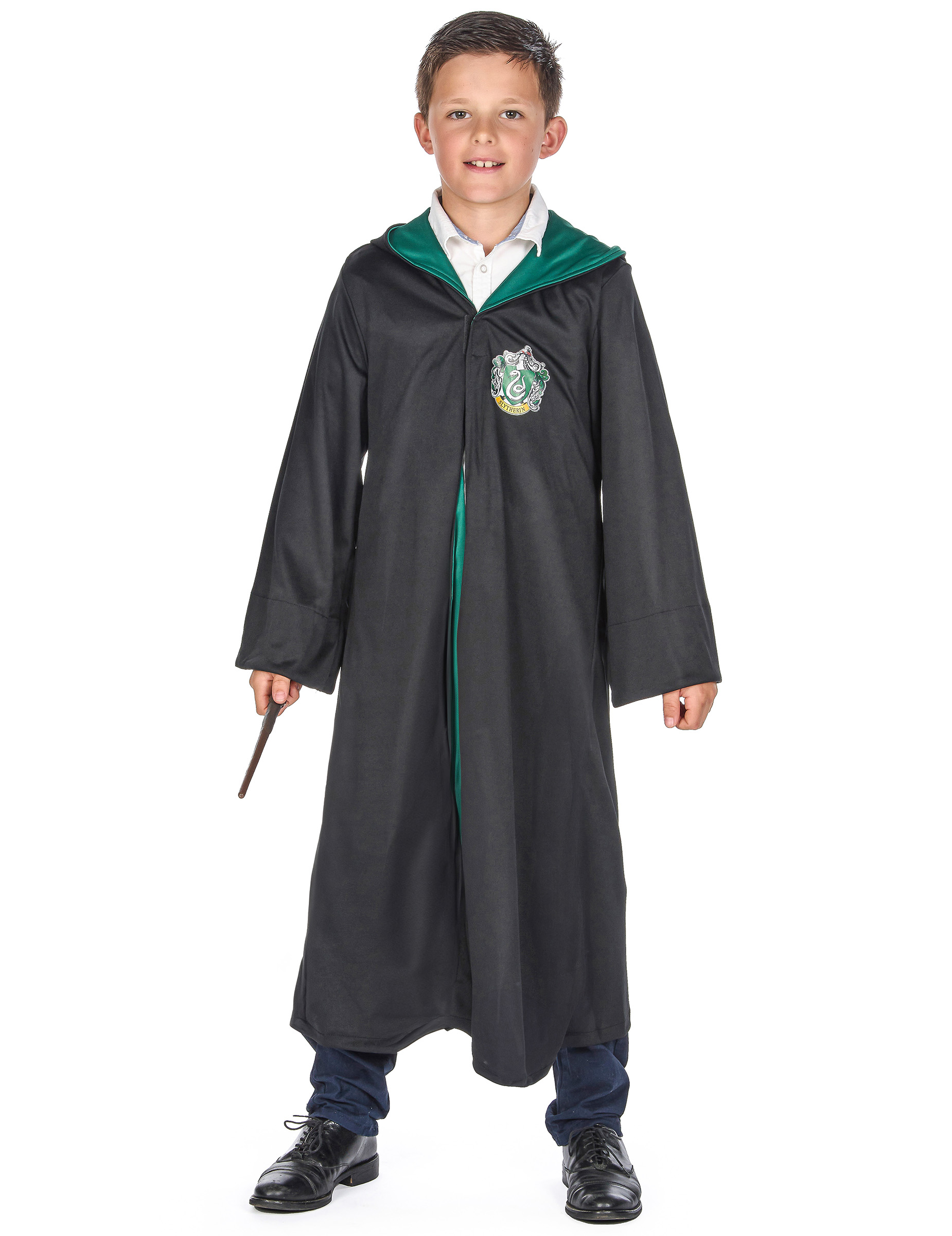 Offizielles Slytherin-Kinderkostüm Harry Potter schwarz-grün Offizielles Slytherin-Kinderkostüm Harry Potter schwarz-grün von RUBIES FRANCE