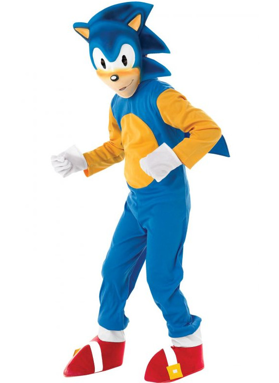 Offizielles Sonic-Kostüm für Kinder bunt Offizielles Sonic-Kostüm für Kinder bunt von RUBIES FRANCE
