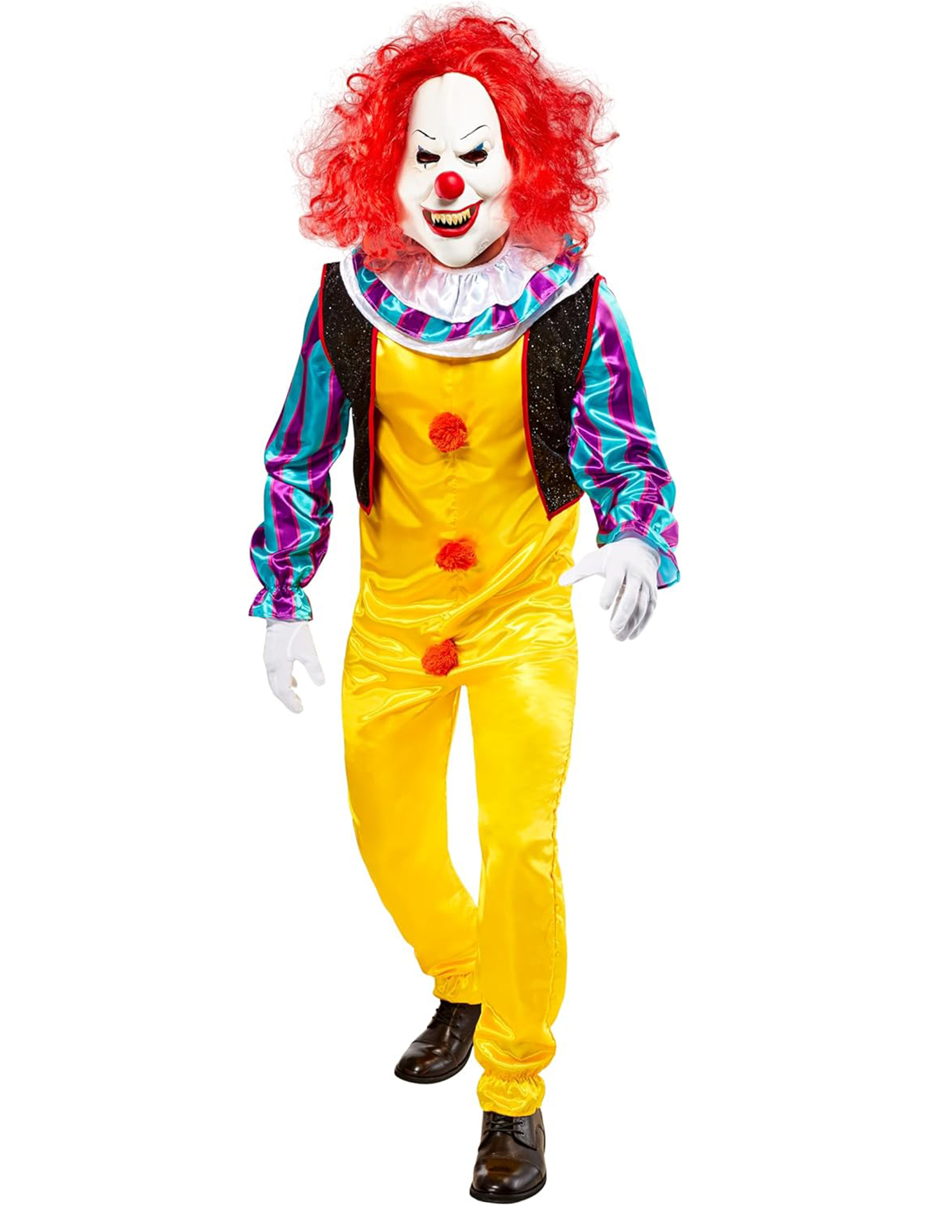 Pennywise Deluxe Clown-Herrenkostüm ES Lizenzartikel bunt Pennywise Deluxe Clown-Herrenkostüm ES Lizenzartikel bunt von RUBIES FRANCE