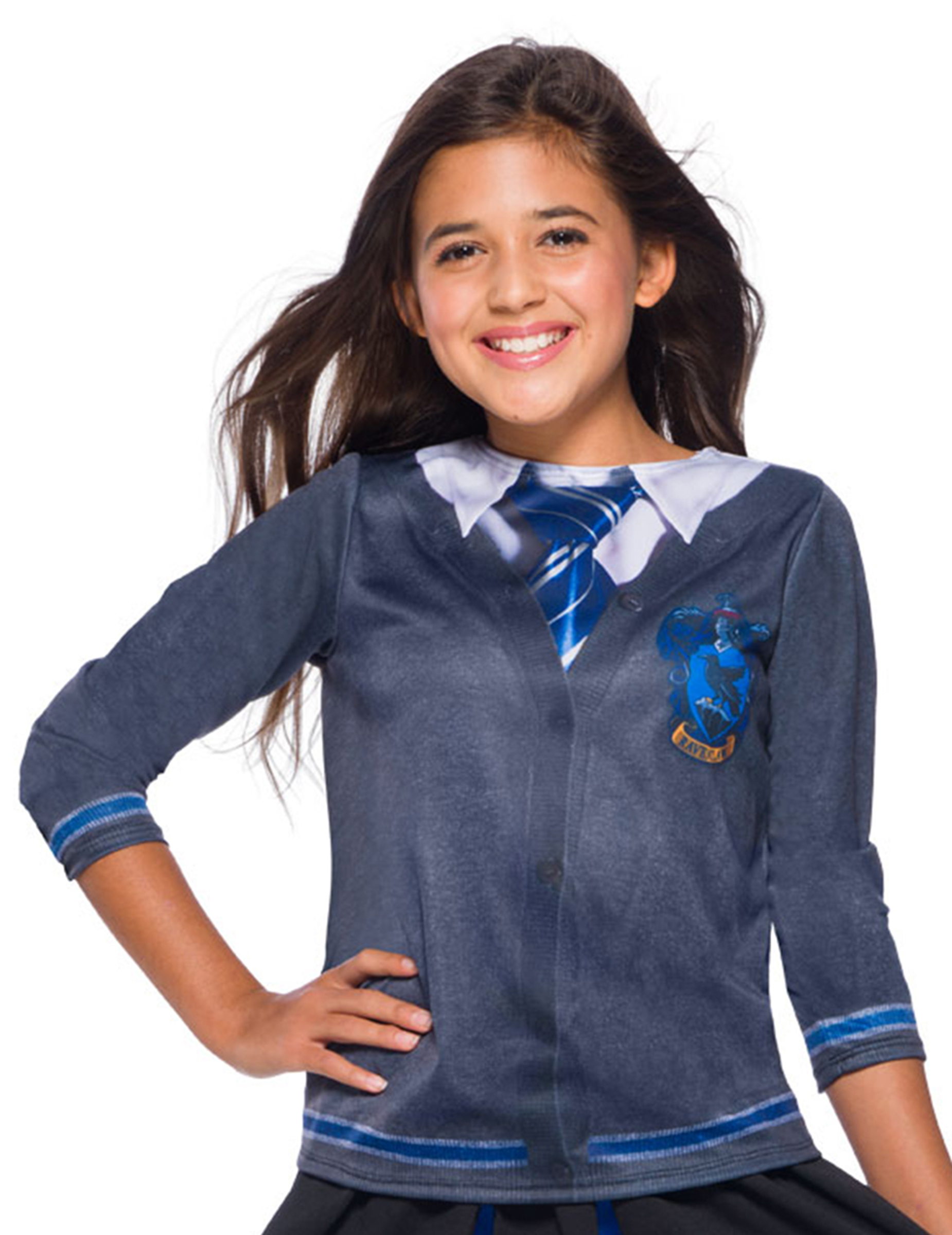 Ravenclaw-Schüleruniform für Kinder Harry Potter blau-grau-weiß Ravenclaw-Schüleruniform für Kinder Harry Potter blau-grau-weiß von RUBIES FRANCE