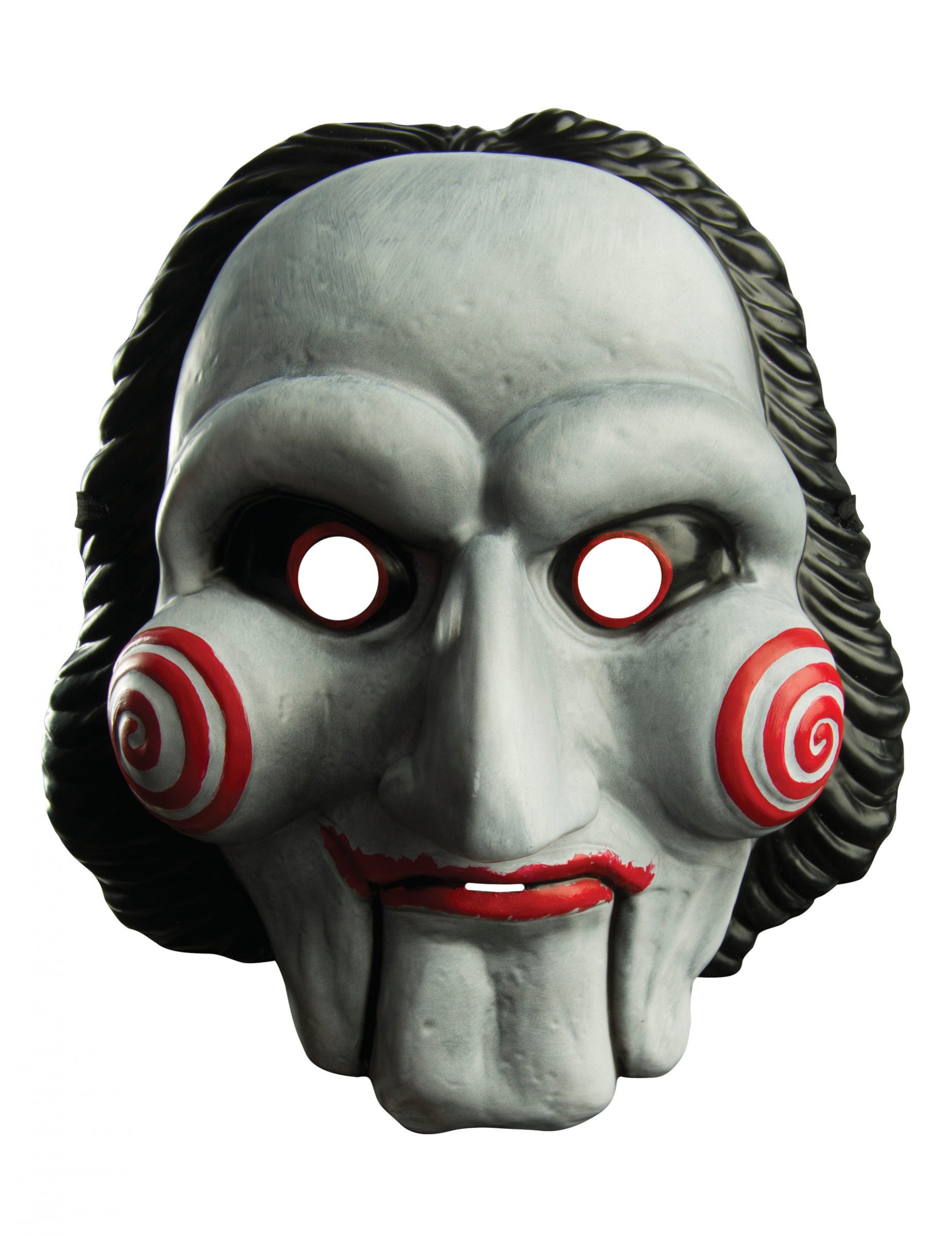Saw-Lizenzmaske für Erwachsene Halloween weiß-schwarz-rot Saw-Lizenzmaske für Erwachsene Halloween weiß-schwarz-rot von RUBIES FRANCE