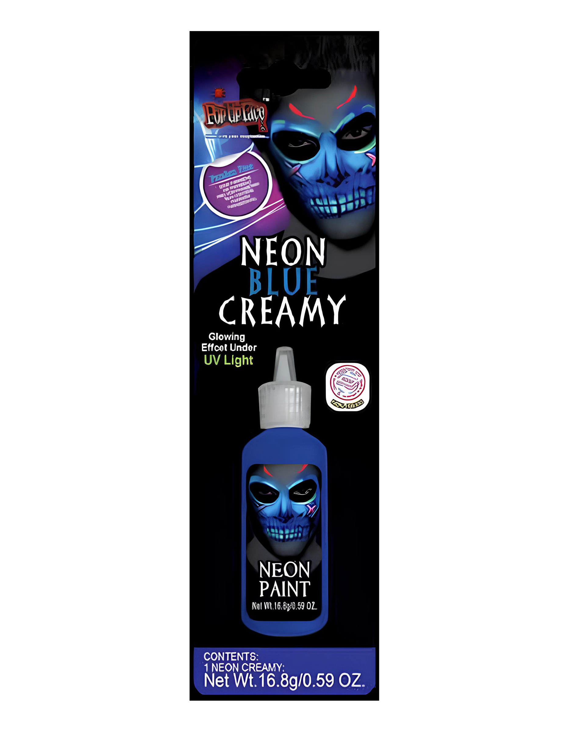 Schminkcreme Blau fluoreszierend Schminkcreme Blau fluoreszierend von RUBIES FRANCE