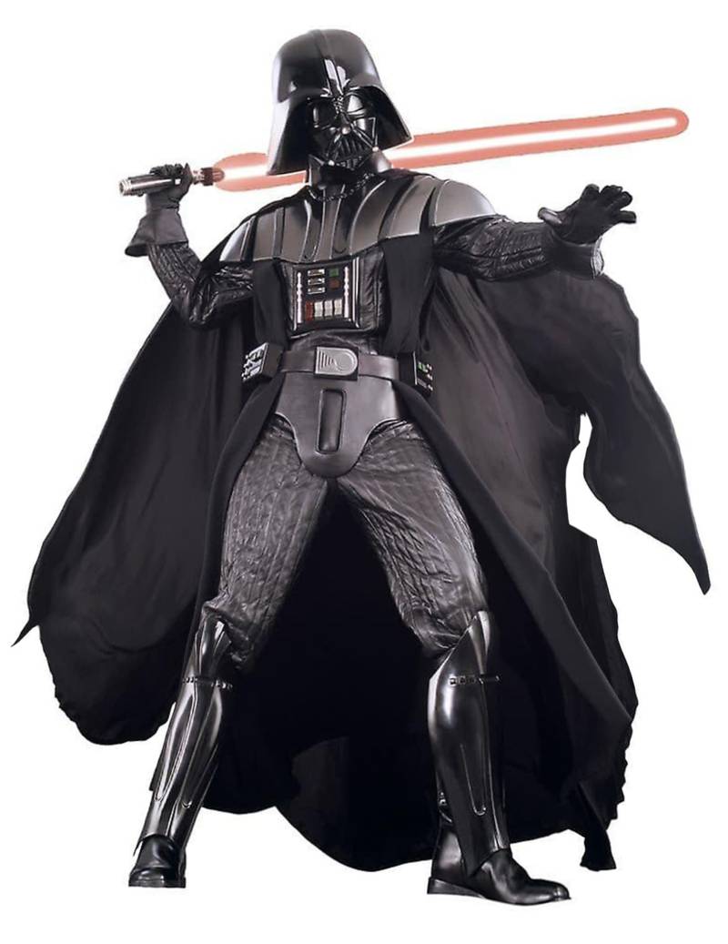 Star Wars Darth Vader Deluxe Herrenkostüm Lizenzware schwarz von RUBIES FRANCE