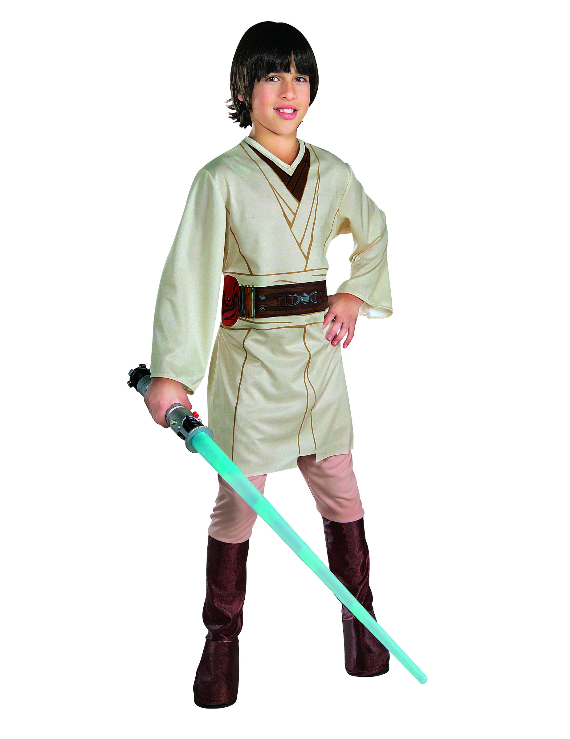 Star Wars Kinder Jedi-Kostüm Obi-Wan-Kenobi mit Lichtschwert von RUBIES FRANCE