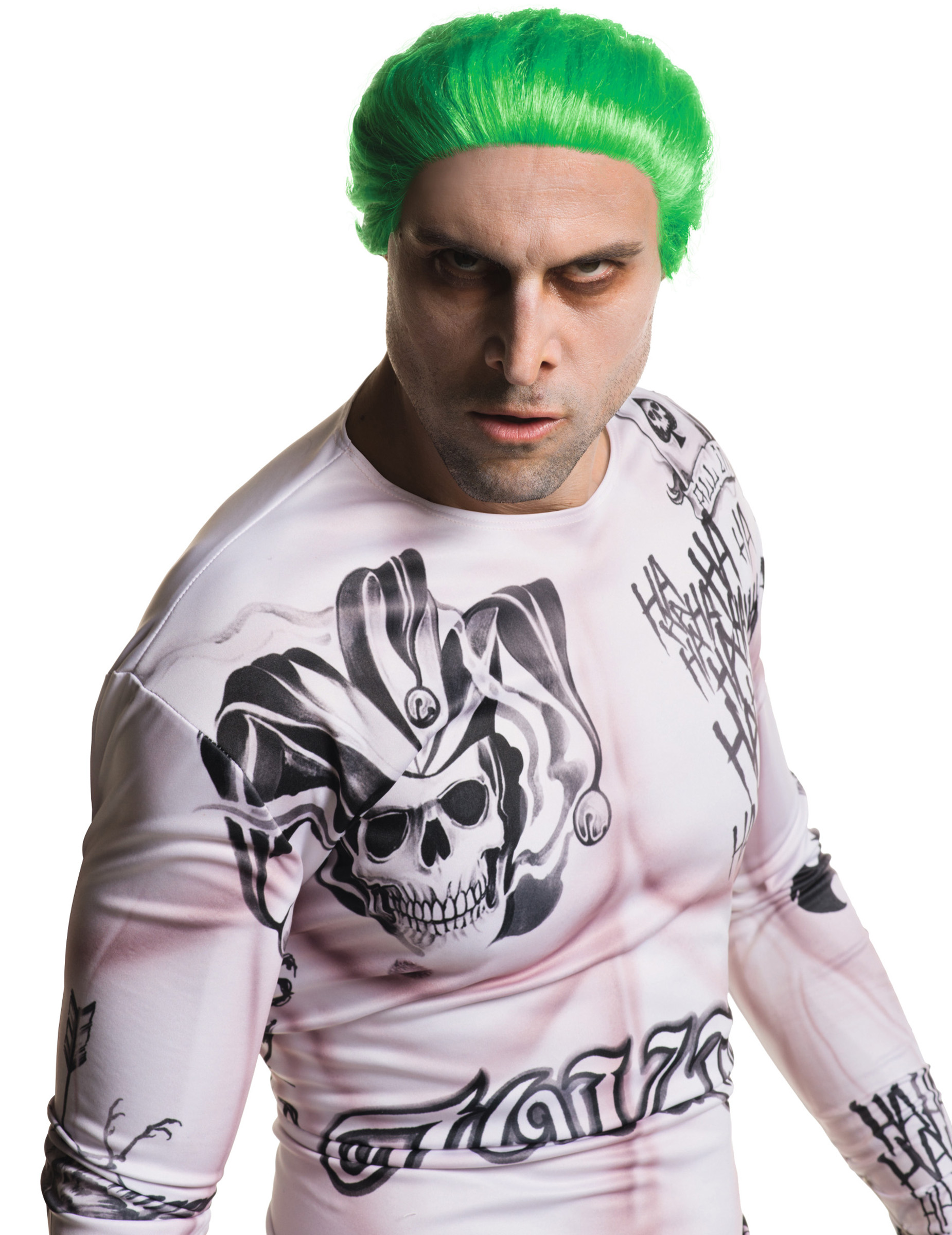 Suicide Squad Joker Kurzhaar-Perücke Lizenzware grün Suicide Squad Joker Kurzhaar-Perücke Lizenzware grün von RUBIES UK