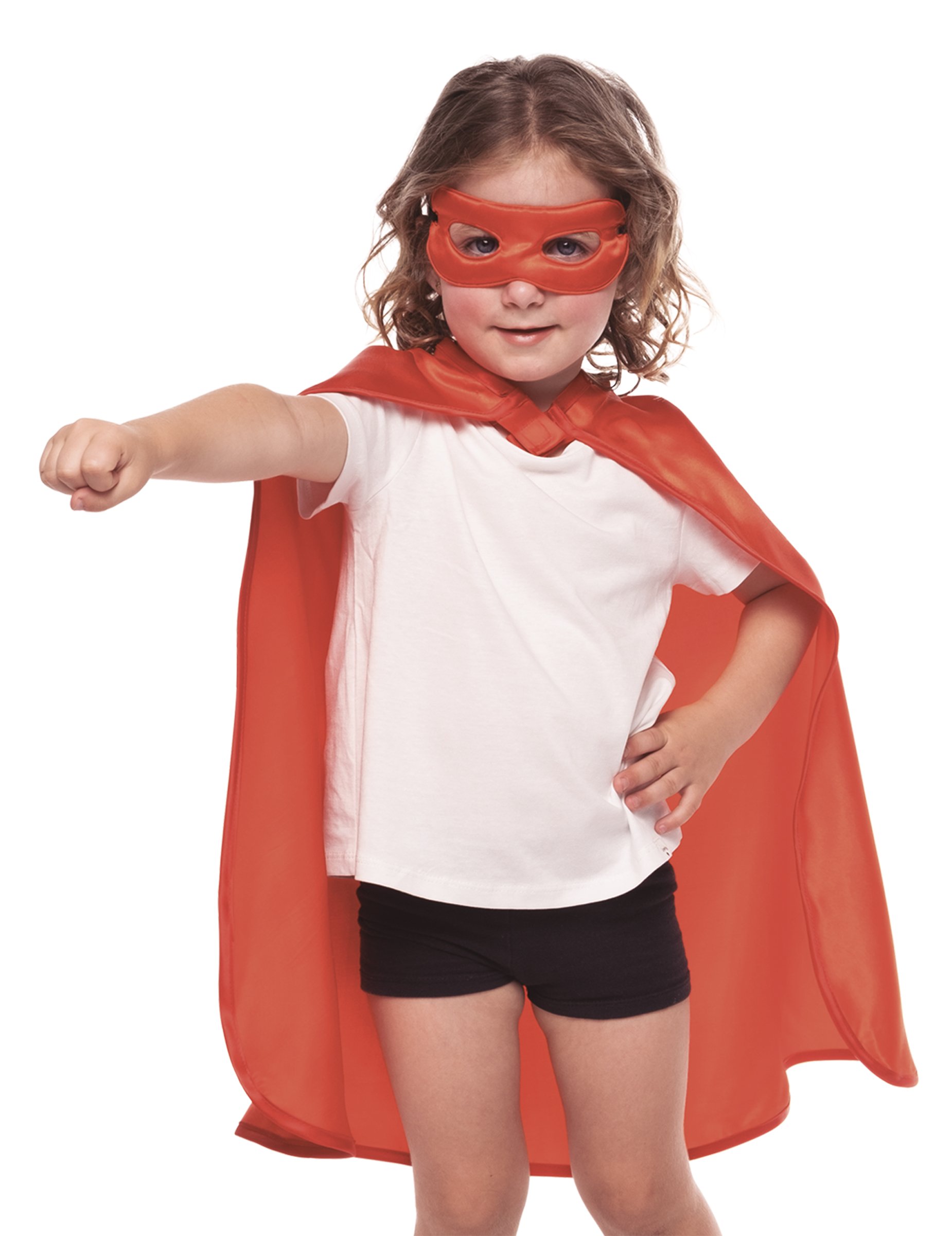 Superhelden Umhang und Maske Set für Kinder rot Superhelden Umhang und Maske Set für Kinder rot von RUBIES FRANCE