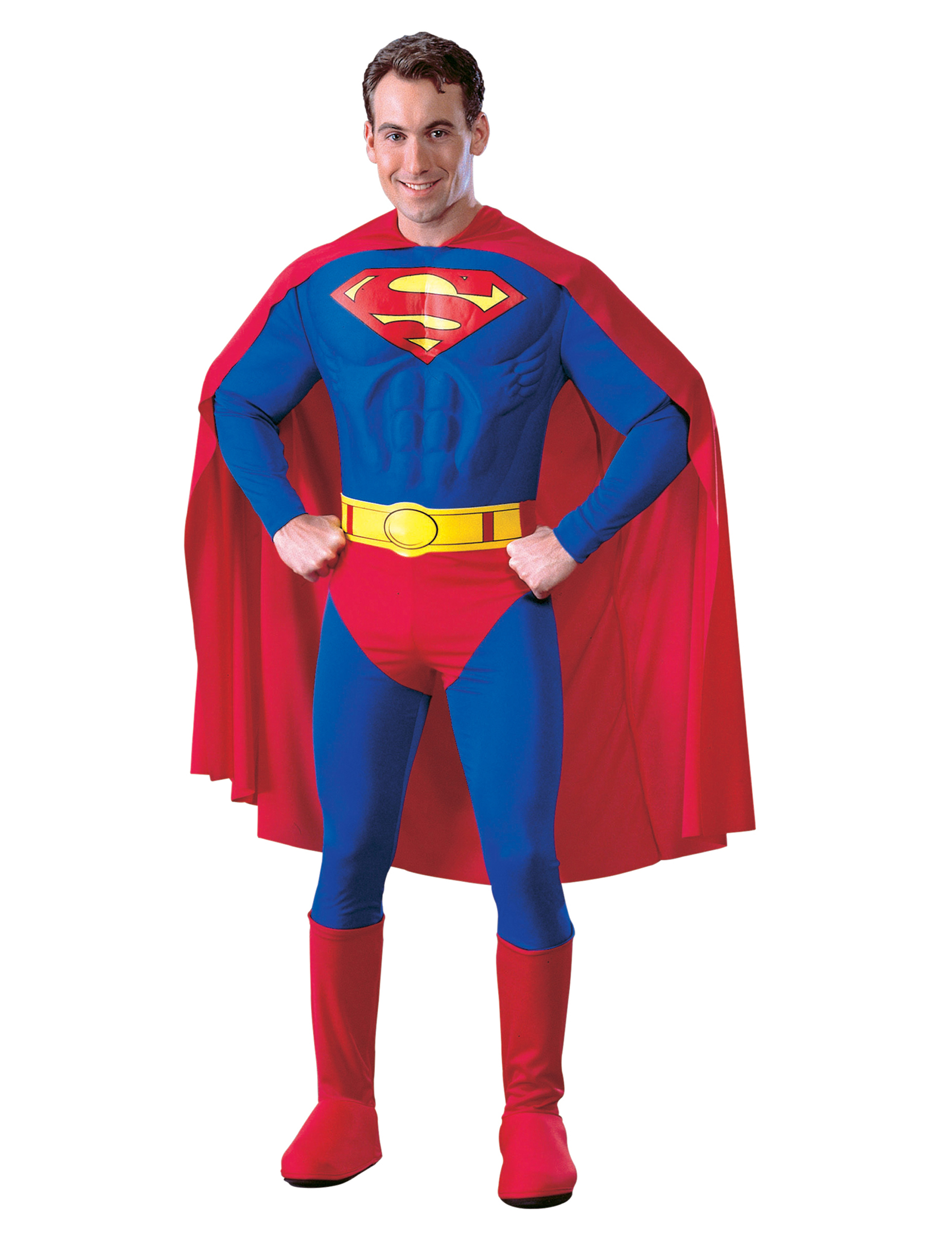 Superman Kostüm Superheld Lizenzware blau-rot von RUBIES FRANCE