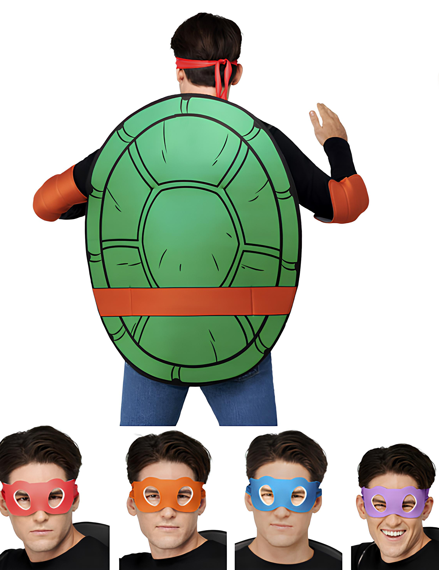 Teenage Mutant Ninja Turtles 4 in 1 Kostümzubehör Set für Erwachsene Teenage Mutant Ninja Turtles 4 in 1 Kostümzubehör Set für Erwachsene von RUBIES FRANCE