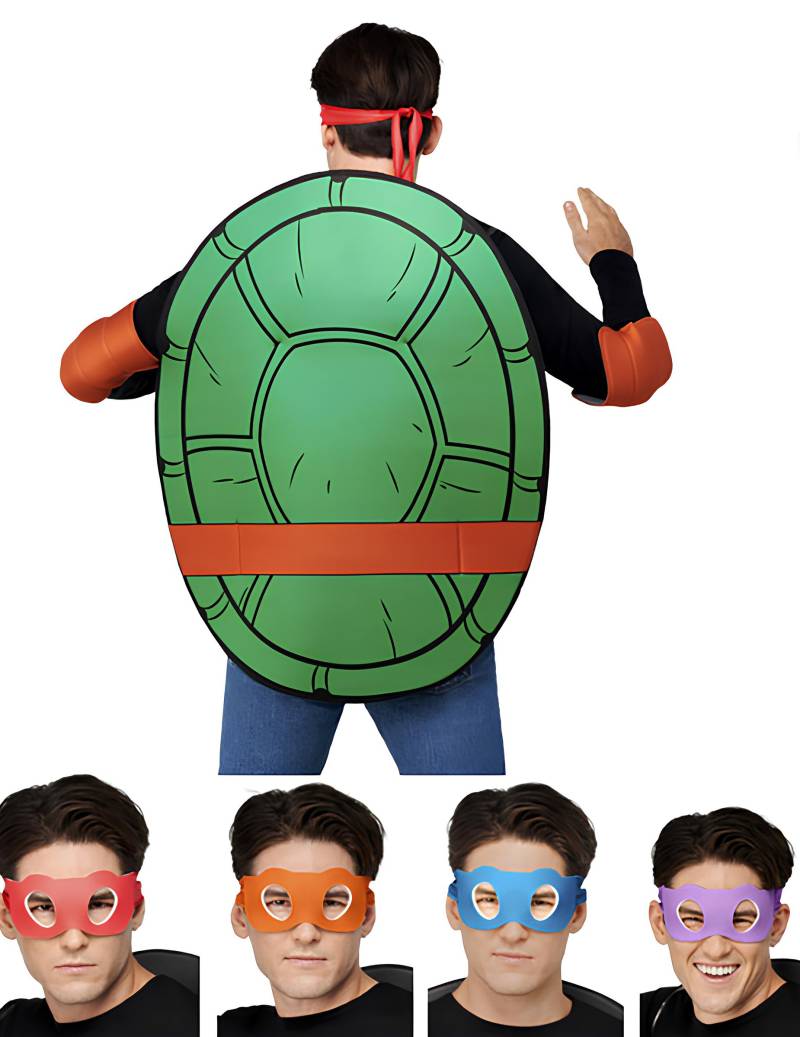 Teenage Mutant Ninja Turtles 4 in 1 Kostümzubehör Set für Erwachsene von RUBIES FRANCE