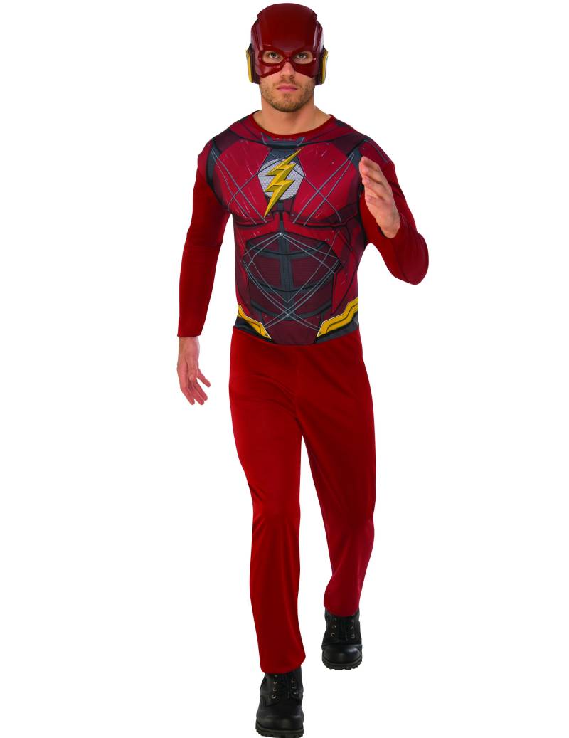 The Flash-Kostüm DC-Lizenzkostüm rot-gelb von RUBIES FRANCE