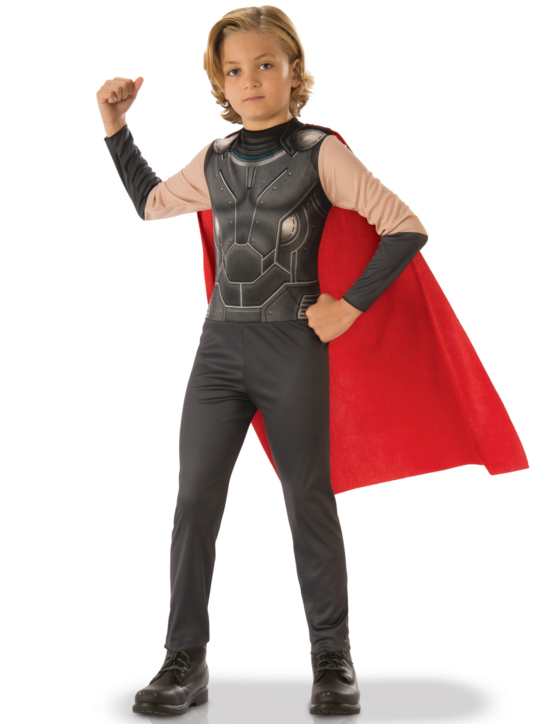 Thor-Kinderkostüm Linzenzkostüm Marvel grau-rot von RUBIES FRANCE