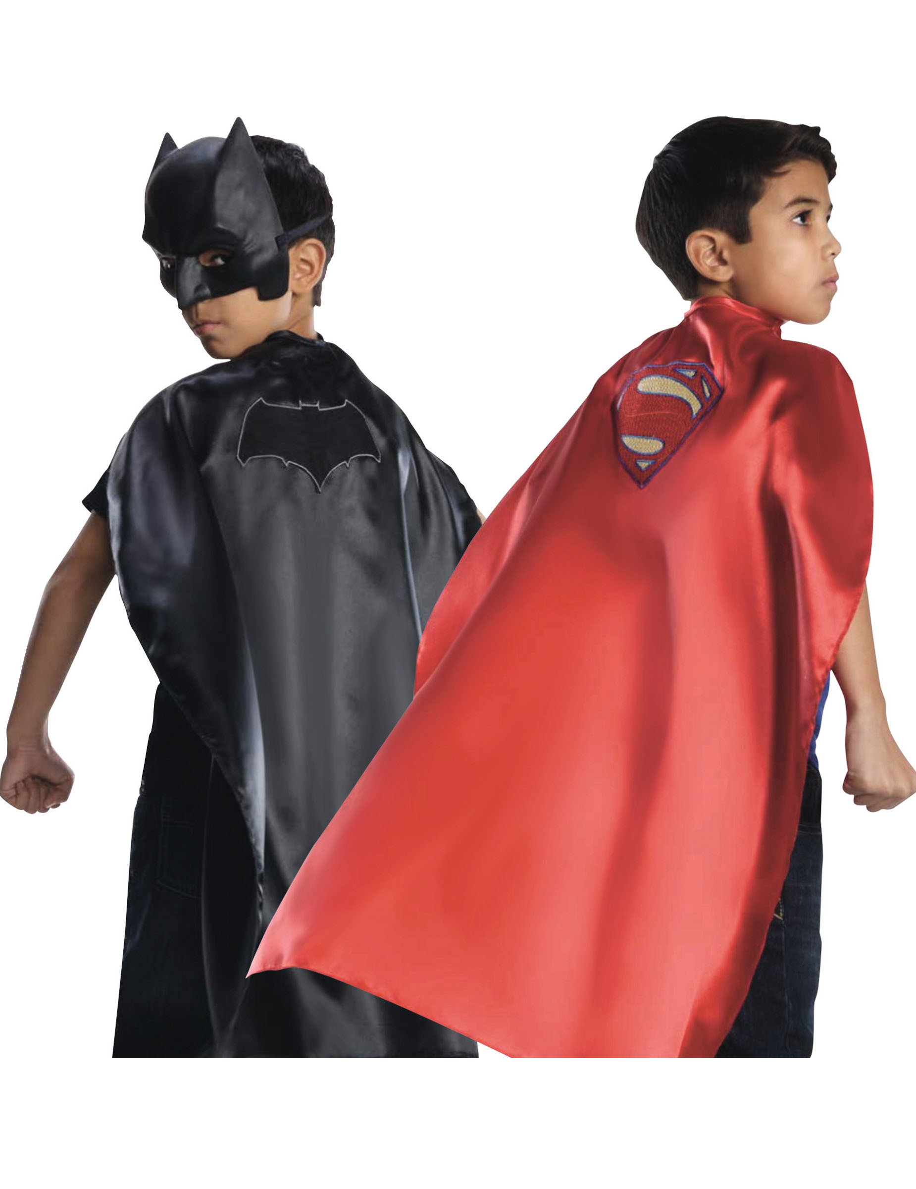 Wendbarer Kinderumhang Batman vs Superman mehrfarbig von RUBIES FRANCE